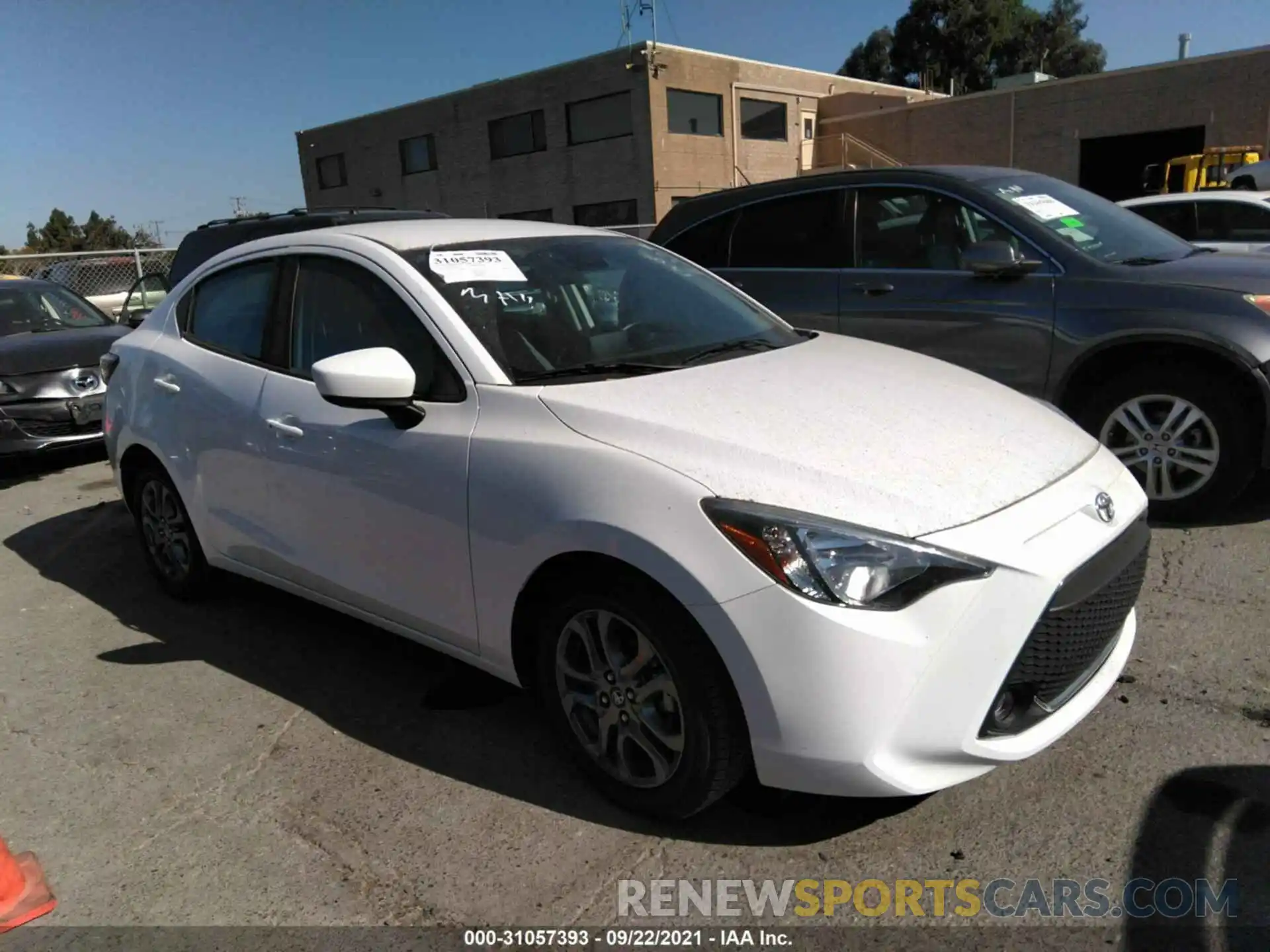 1 Photograph of a damaged car 3MYDLBYV4KY515775 TOYOTA YARIS SEDAN 2019