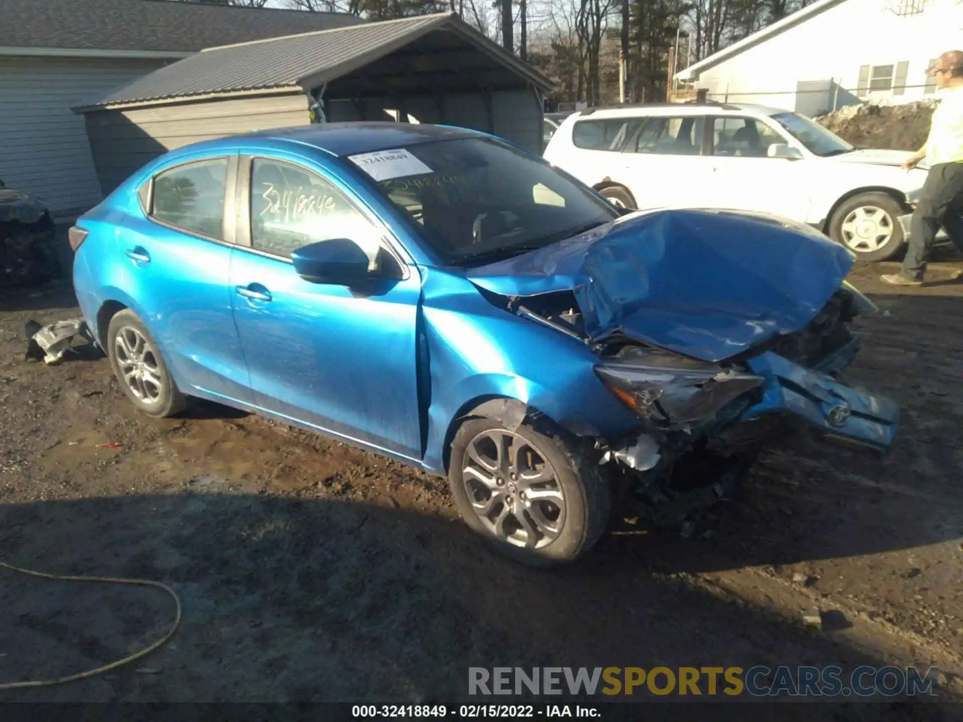 1 Photograph of a damaged car 3MYDLBYV4KY520118 TOYOTA YARIS SEDAN 2019