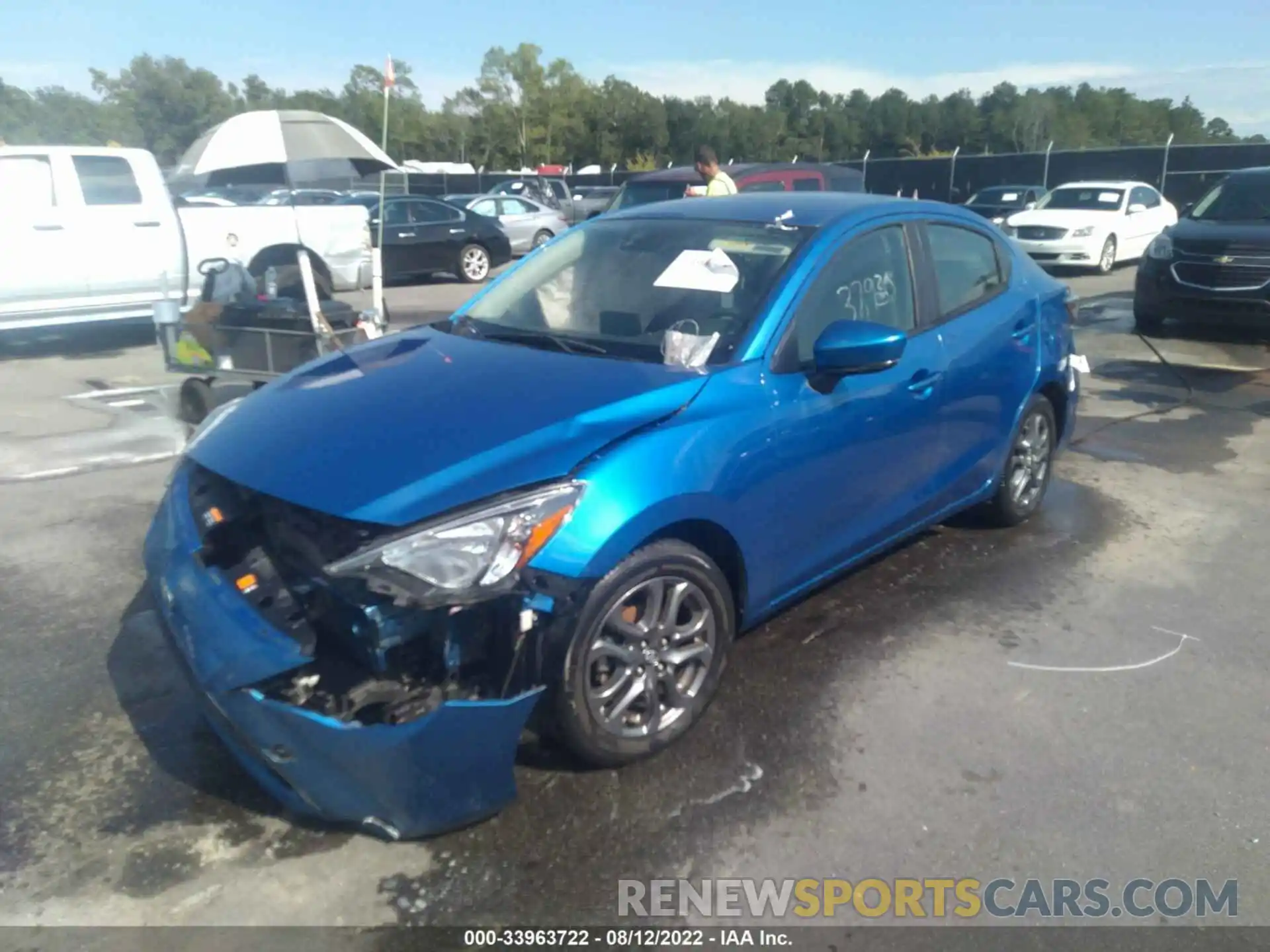 2 Photograph of a damaged car 3MYDLBYV4KY523794 TOYOTA YARIS SEDAN 2019