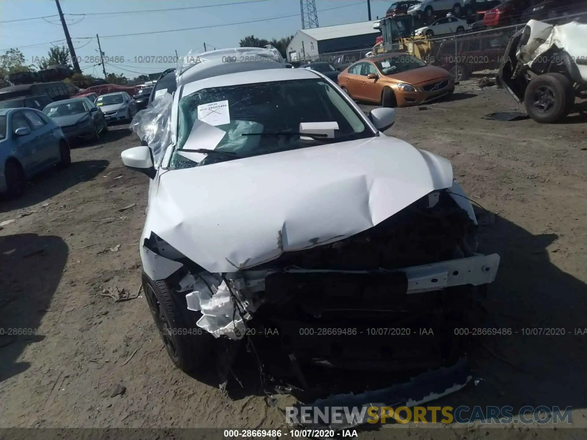 6 Photograph of a damaged car 3MYDLBYV4KY524315 TOYOTA YARIS SEDAN 2019