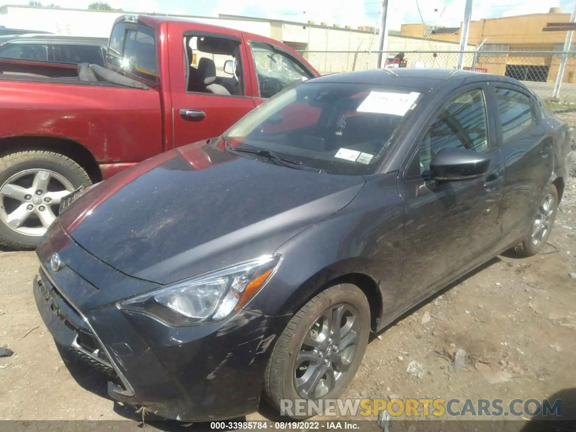 2 Photograph of a damaged car 3MYDLBYV4KY527361 TOYOTA YARIS SEDAN 2019