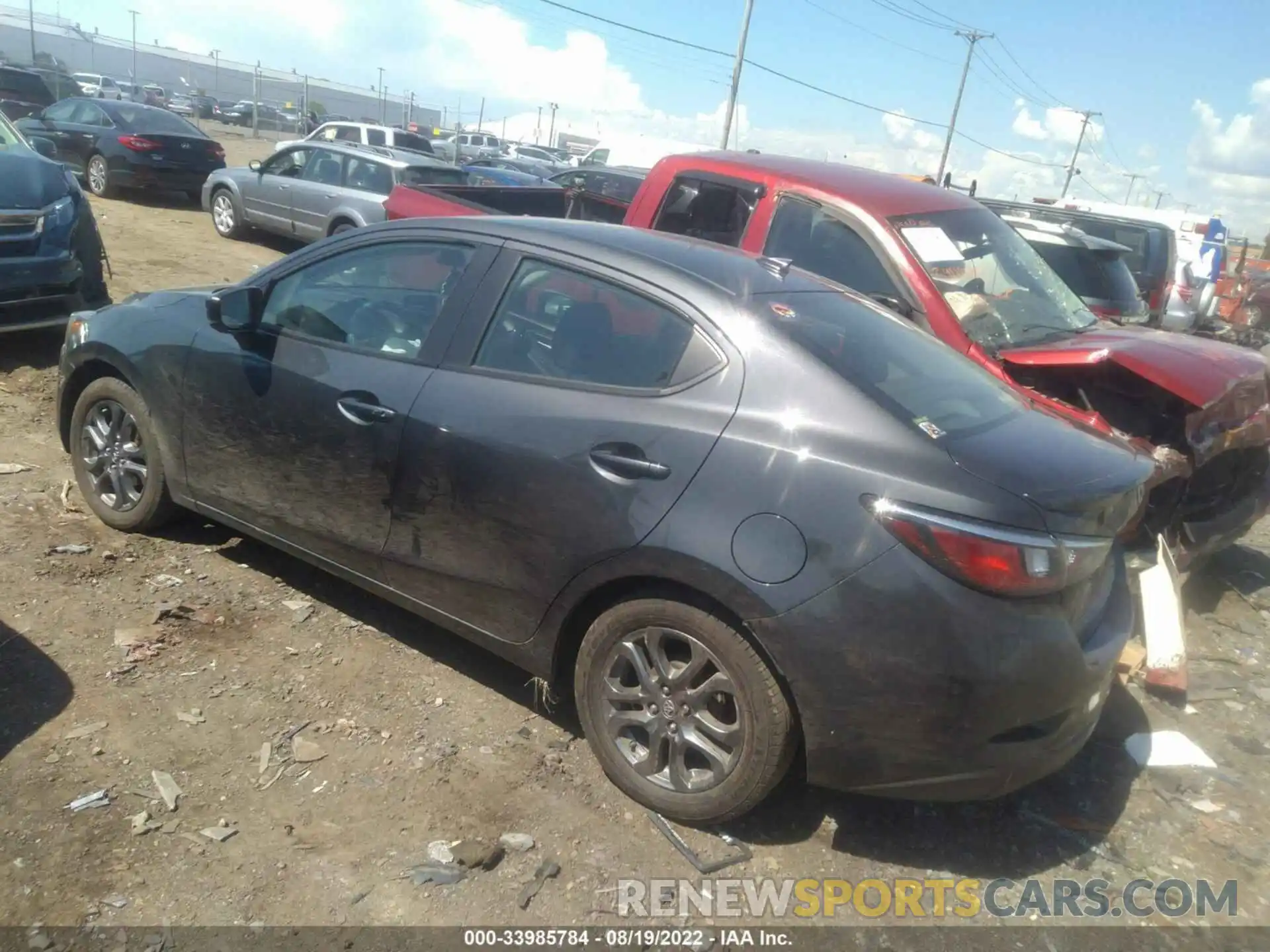 3 Photograph of a damaged car 3MYDLBYV4KY527361 TOYOTA YARIS SEDAN 2019