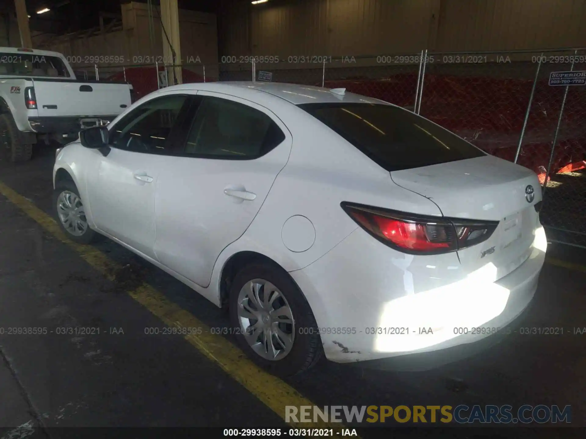 3 Photograph of a damaged car 3MYDLBYV4KY528767 TOYOTA YARIS SEDAN 2019