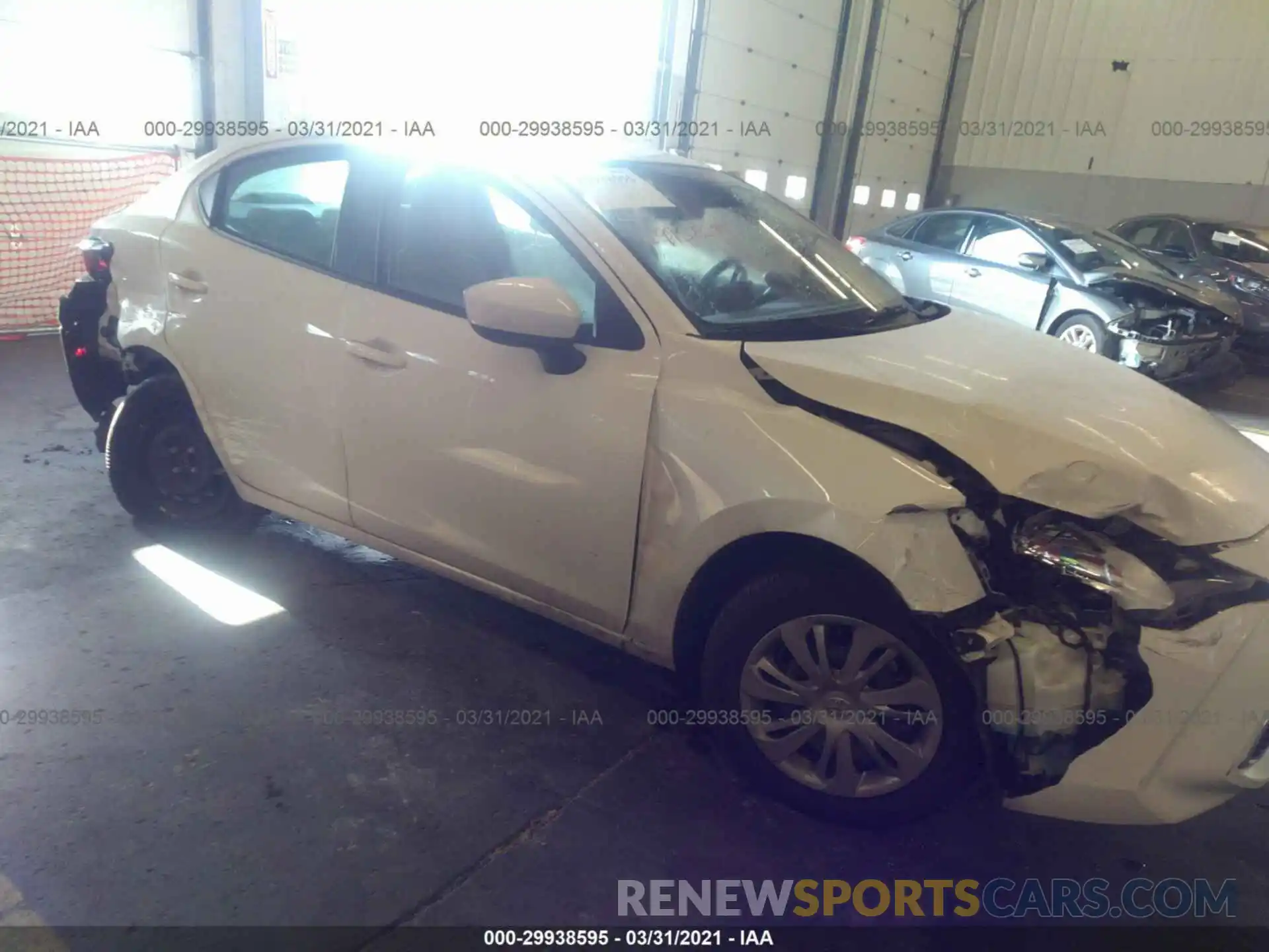 6 Photograph of a damaged car 3MYDLBYV4KY528767 TOYOTA YARIS SEDAN 2019