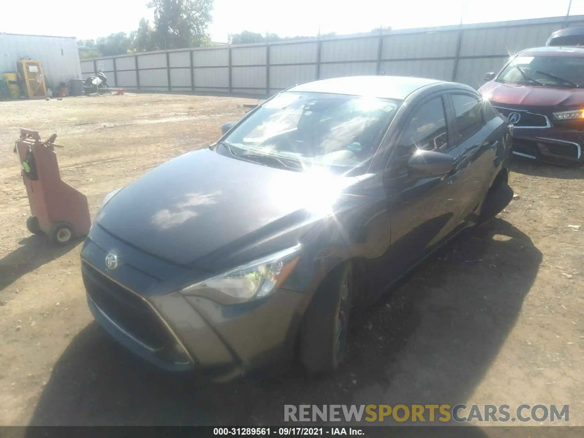 2 Photograph of a damaged car 3MYDLBYV5KY506454 TOYOTA YARIS SEDAN 2019