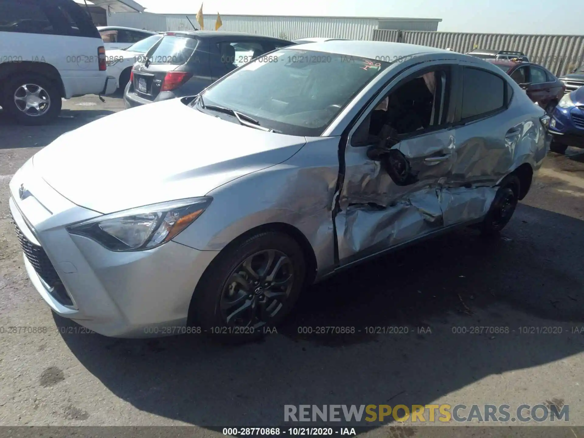 6 Photograph of a damaged car 3MYDLBYV5KY511007 TOYOTA YARIS SEDAN 2019