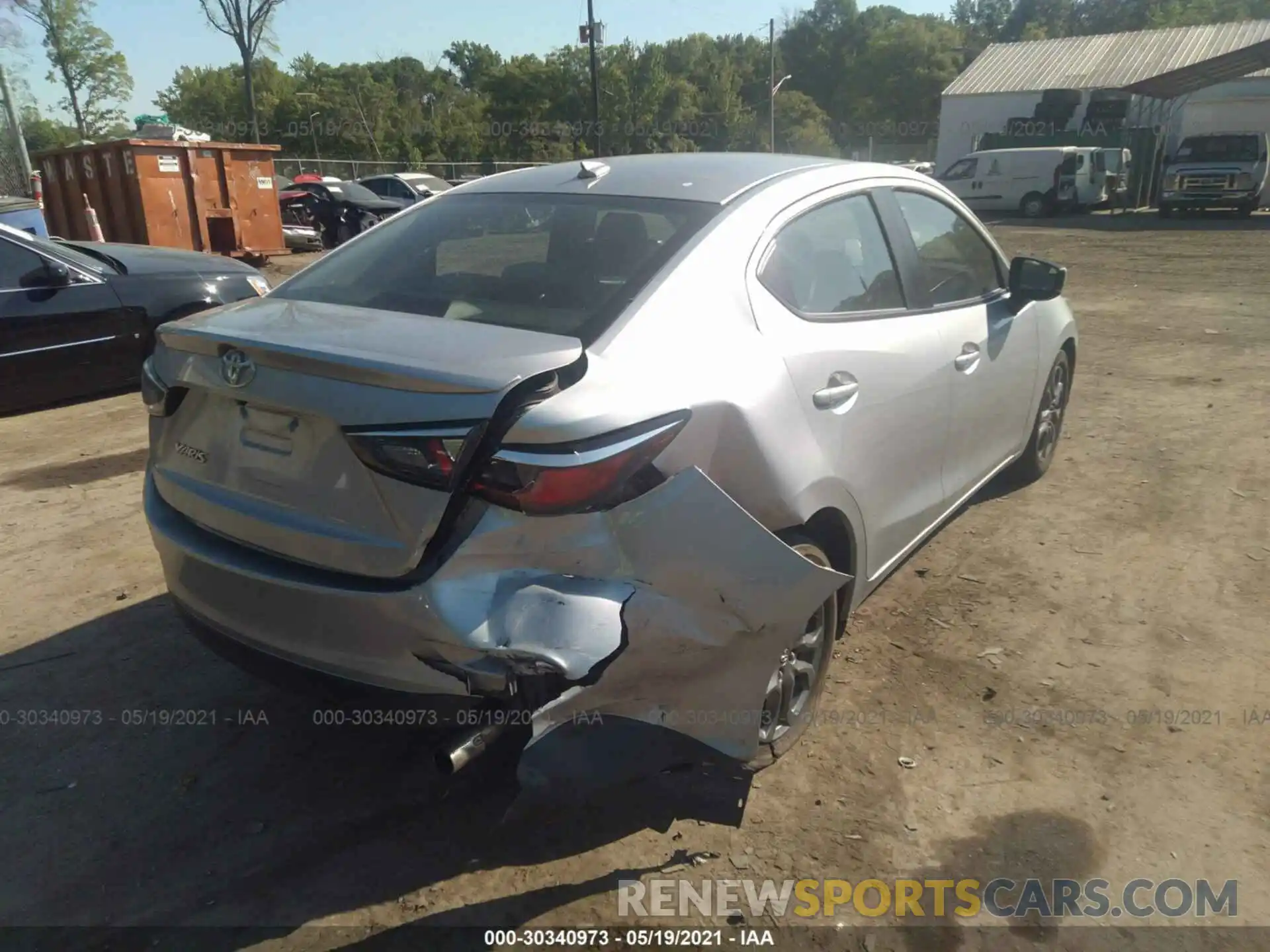 6 Photograph of a damaged car 3MYDLBYV5KY515770 TOYOTA YARIS SEDAN 2019