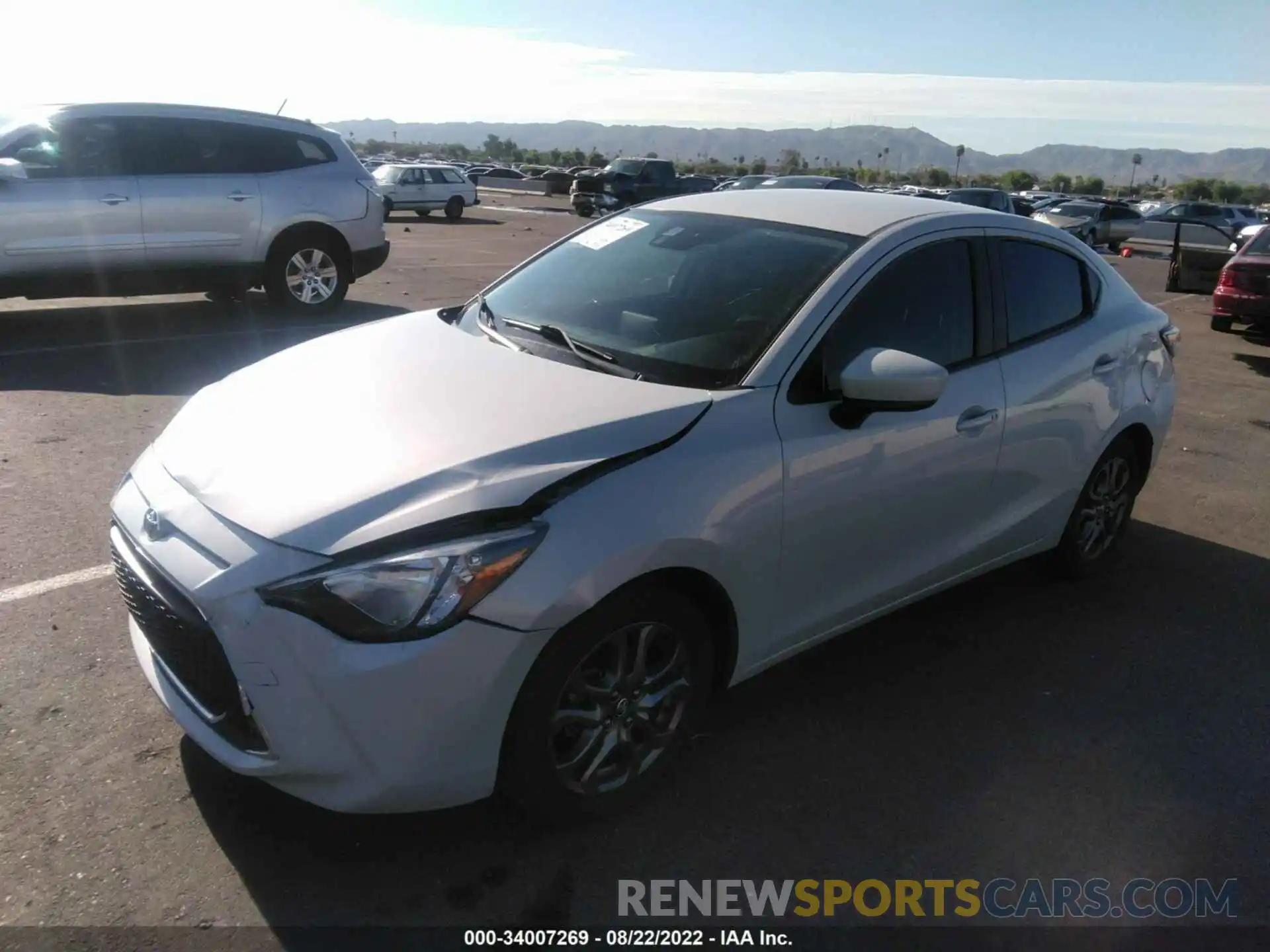 2 Photograph of a damaged car 3MYDLBYV5KY517776 TOYOTA YARIS SEDAN 2019