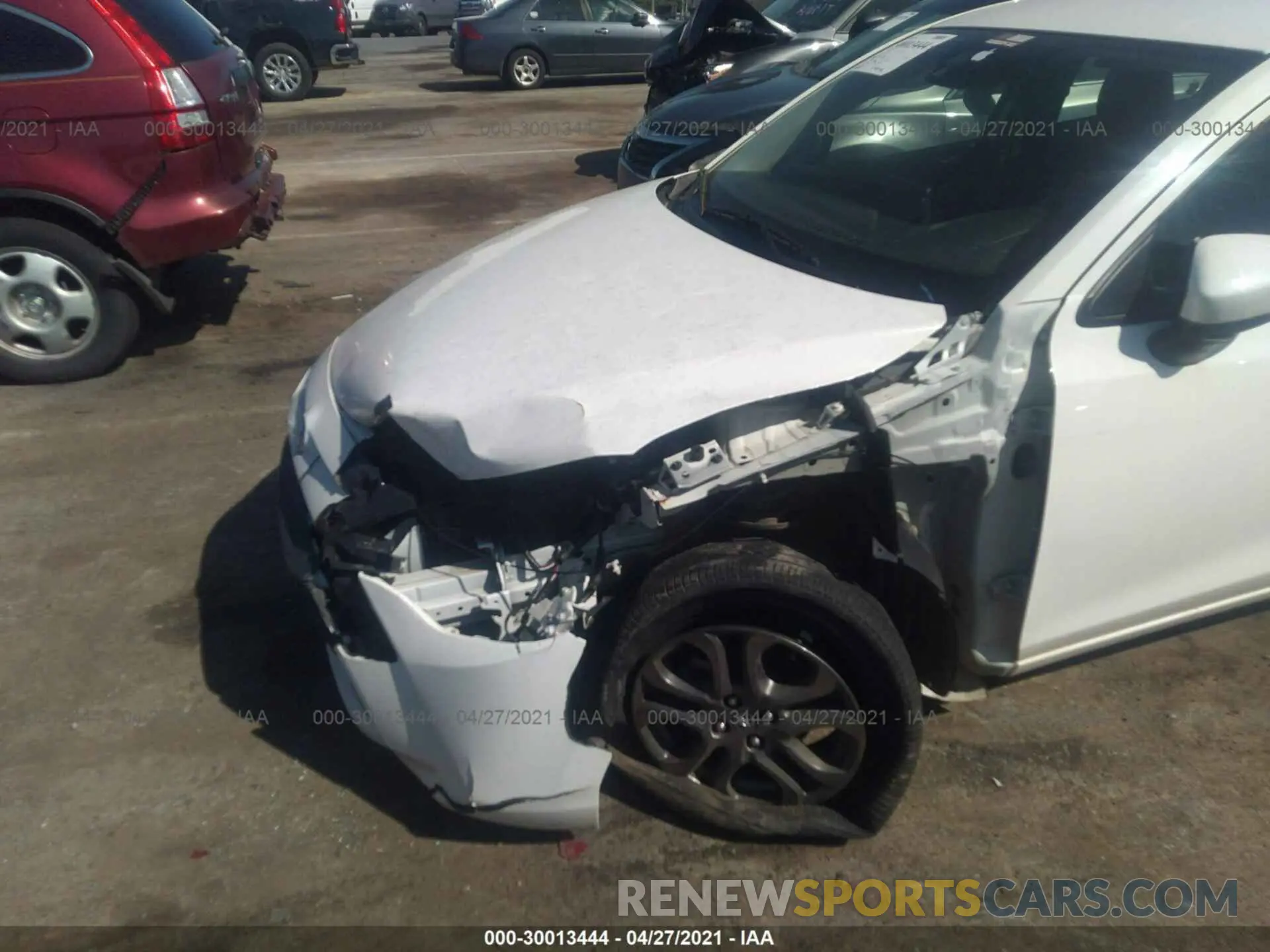 6 Photograph of a damaged car 3MYDLBYV5KY527806 TOYOTA YARIS SEDAN 2019