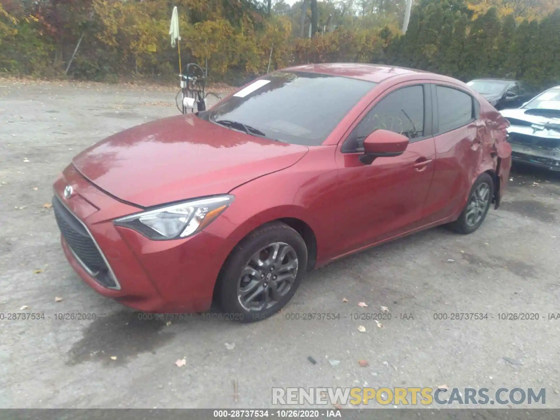 2 Photograph of a damaged car 3MYDLBYV6KY509069 TOYOTA YARIS SEDAN 2019