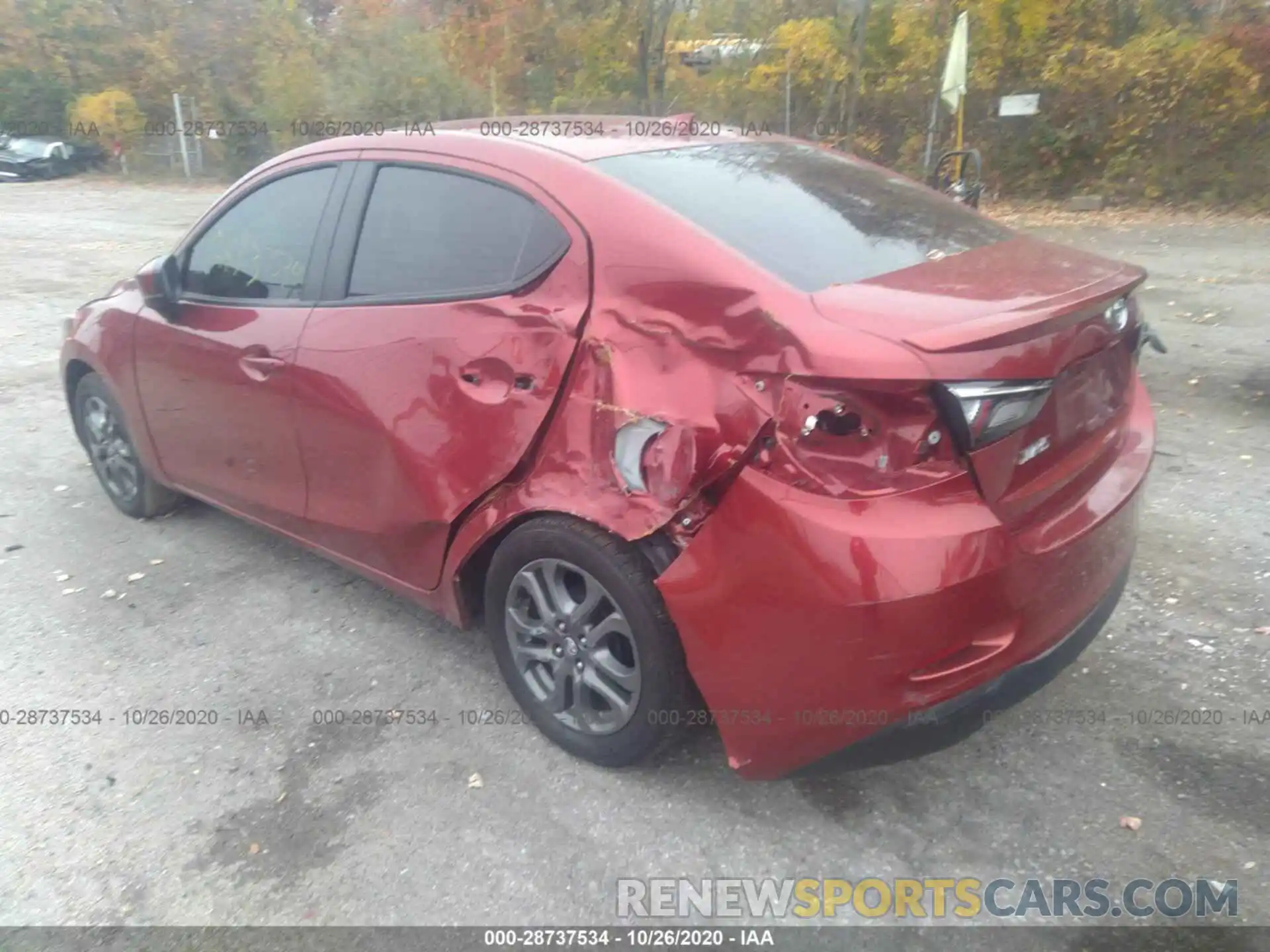 3 Photograph of a damaged car 3MYDLBYV6KY509069 TOYOTA YARIS SEDAN 2019