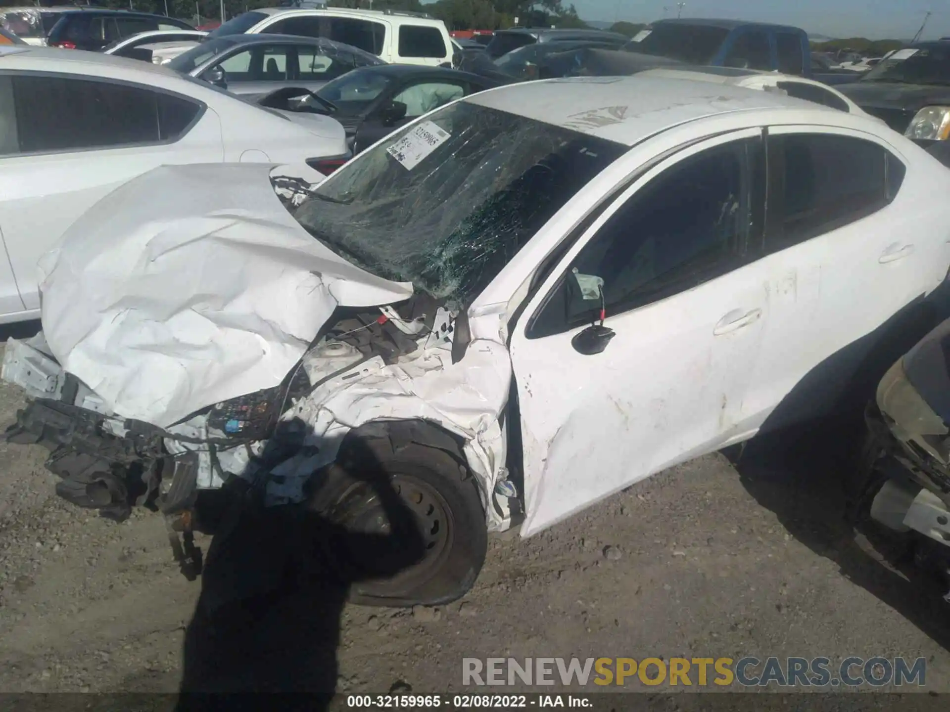 2 Photograph of a damaged car 3MYDLBYV6KY510304 TOYOTA YARIS SEDAN 2019