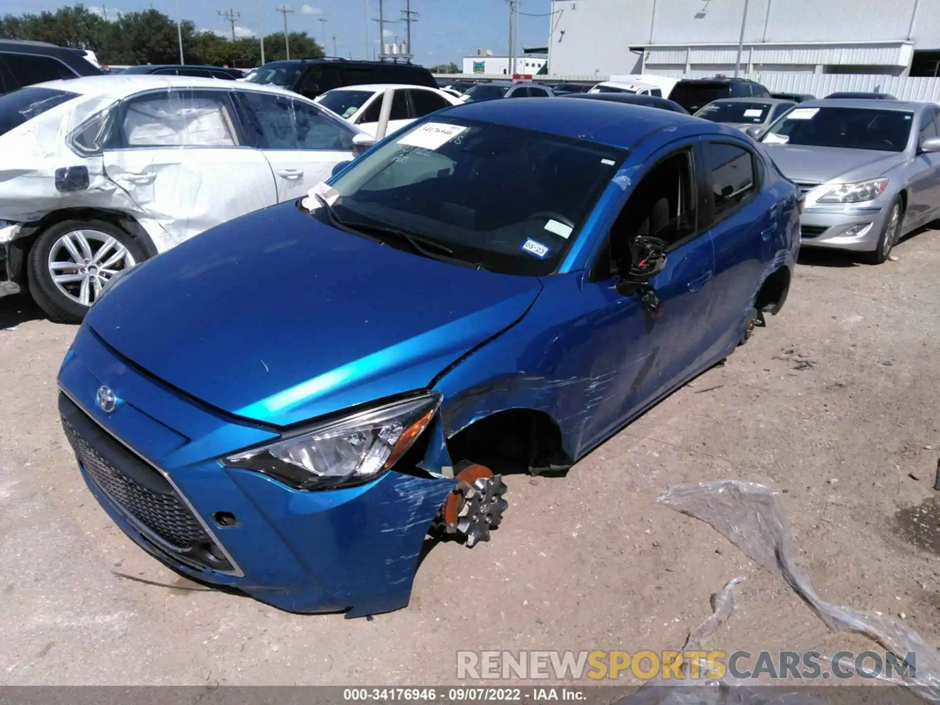 6 Photograph of a damaged car 3MYDLBYV6KY520721 TOYOTA YARIS SEDAN 2019