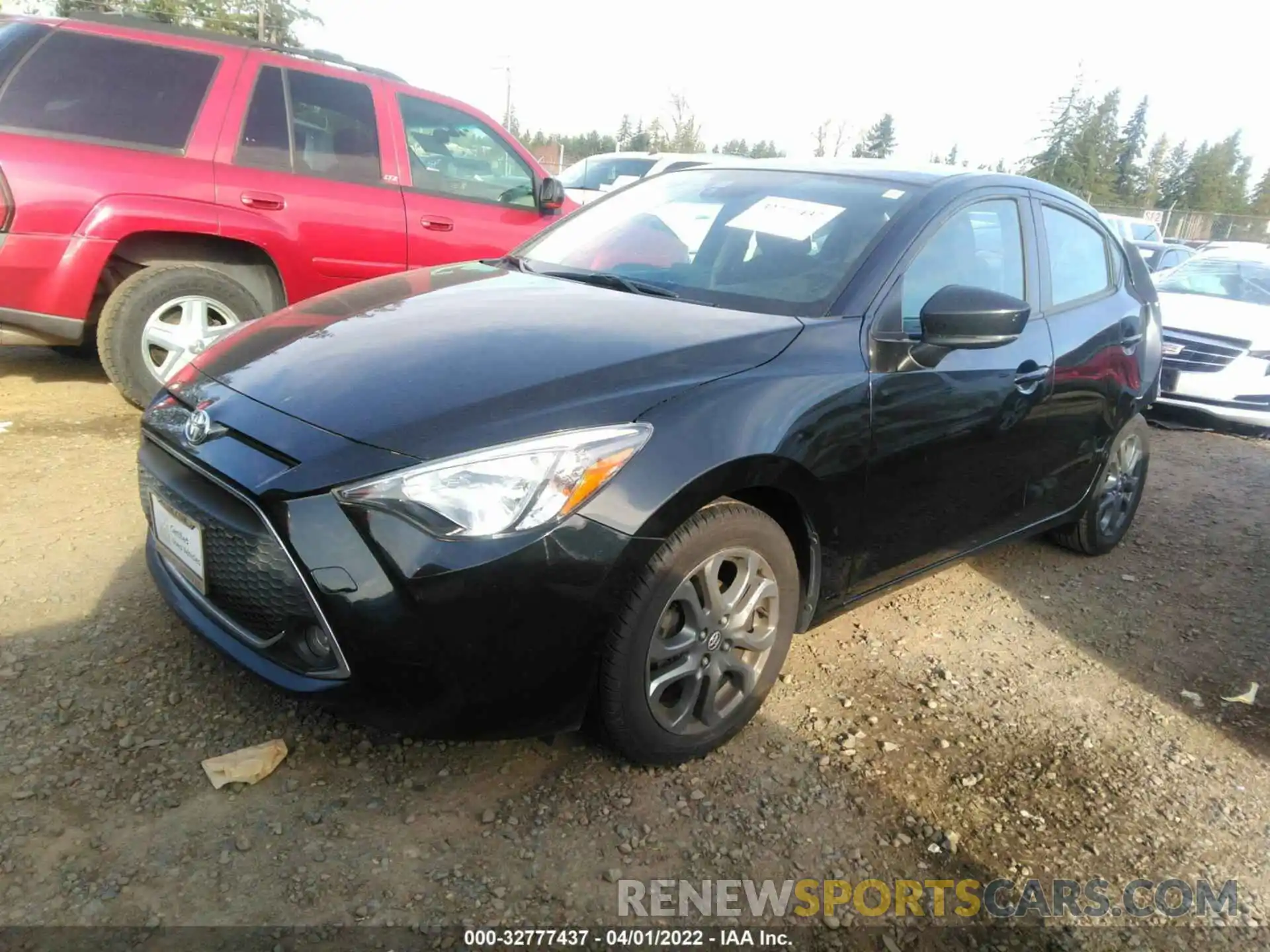 2 Photograph of a damaged car 3MYDLBYV6KY523828 TOYOTA YARIS SEDAN 2019