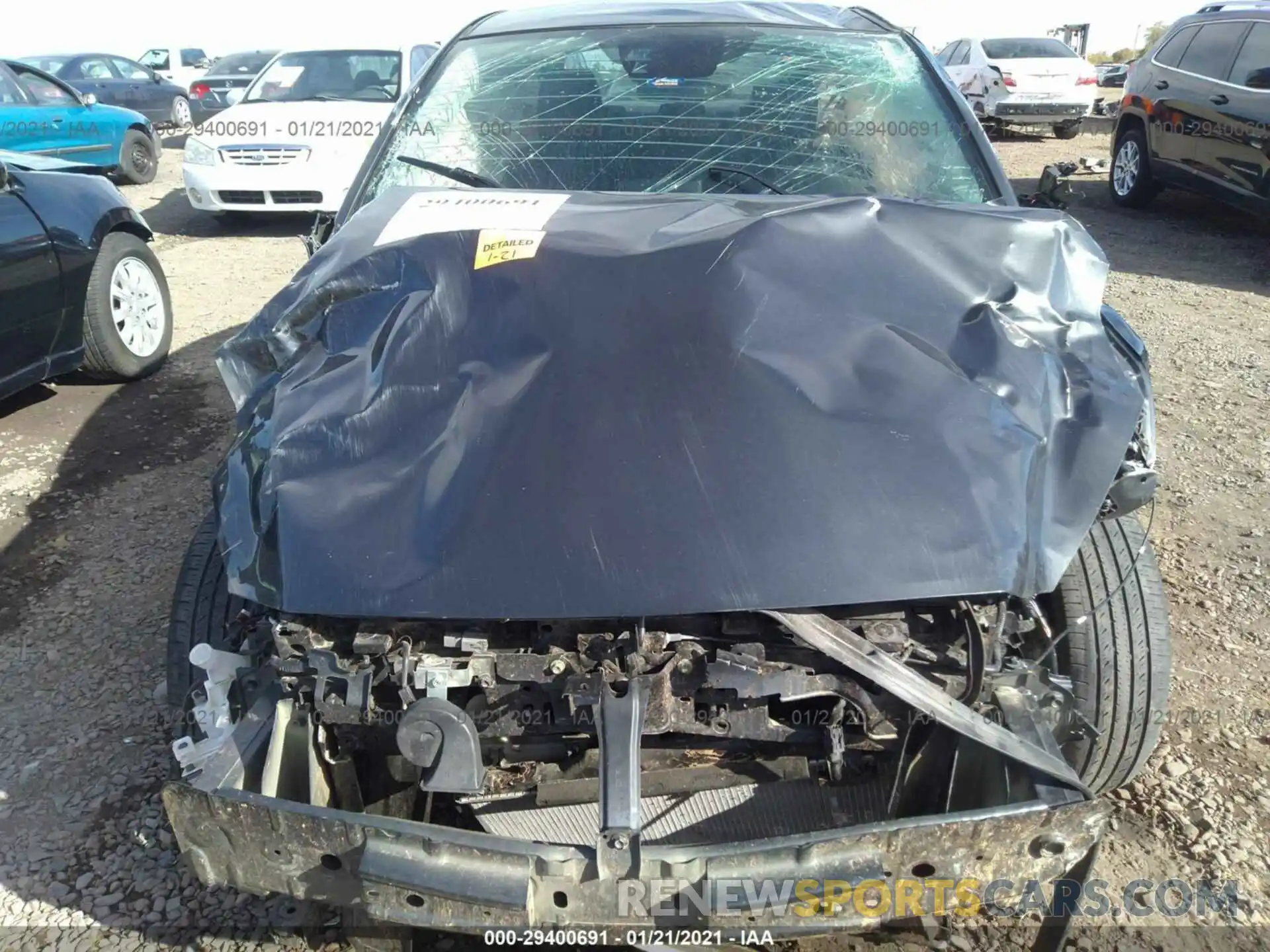 6 Photograph of a damaged car 3MYDLBYV6KY524297 TOYOTA YARIS SEDAN 2019