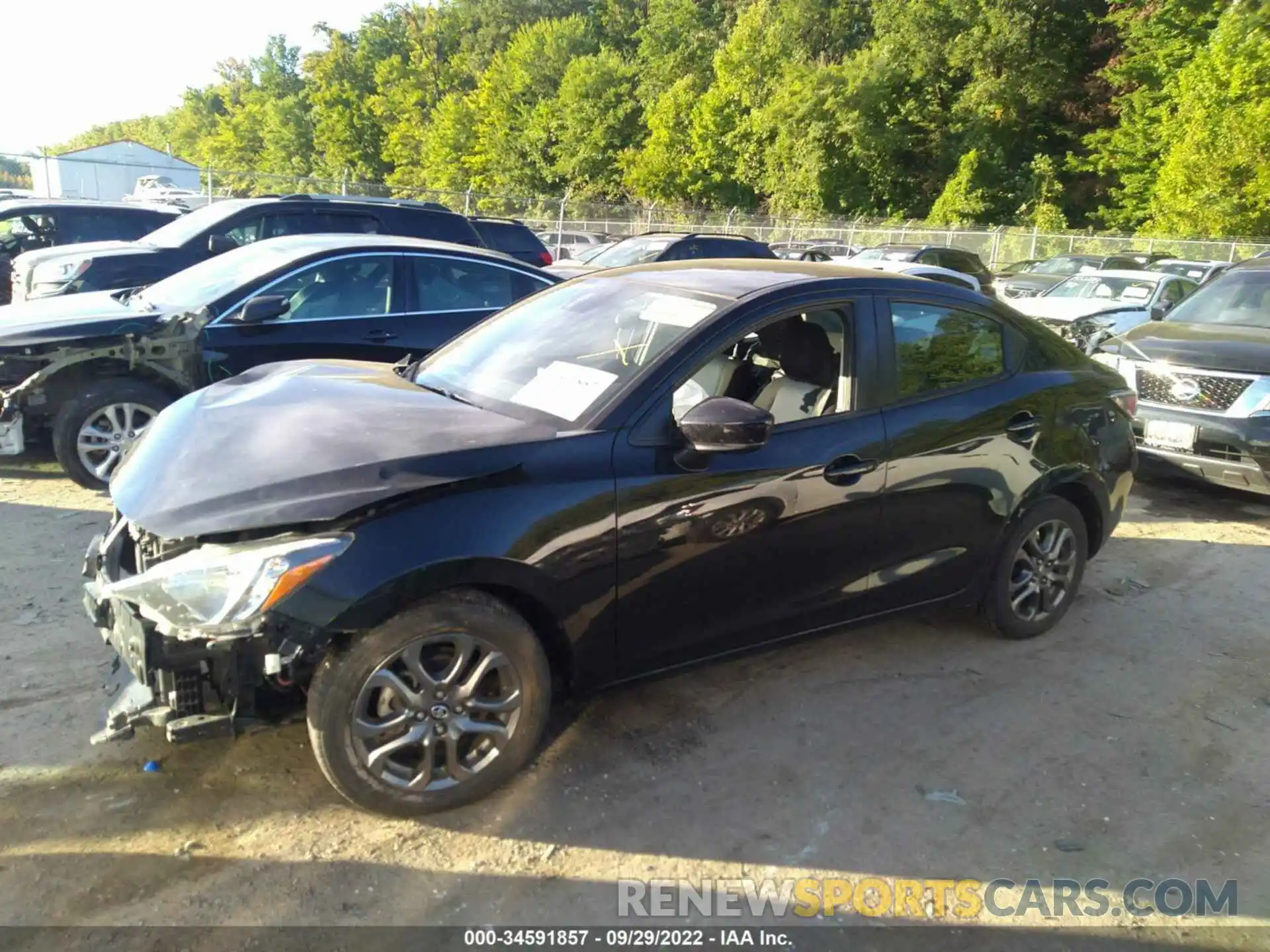 2 Photograph of a damaged car 3MYDLBYV7KY504544 TOYOTA YARIS SEDAN 2019