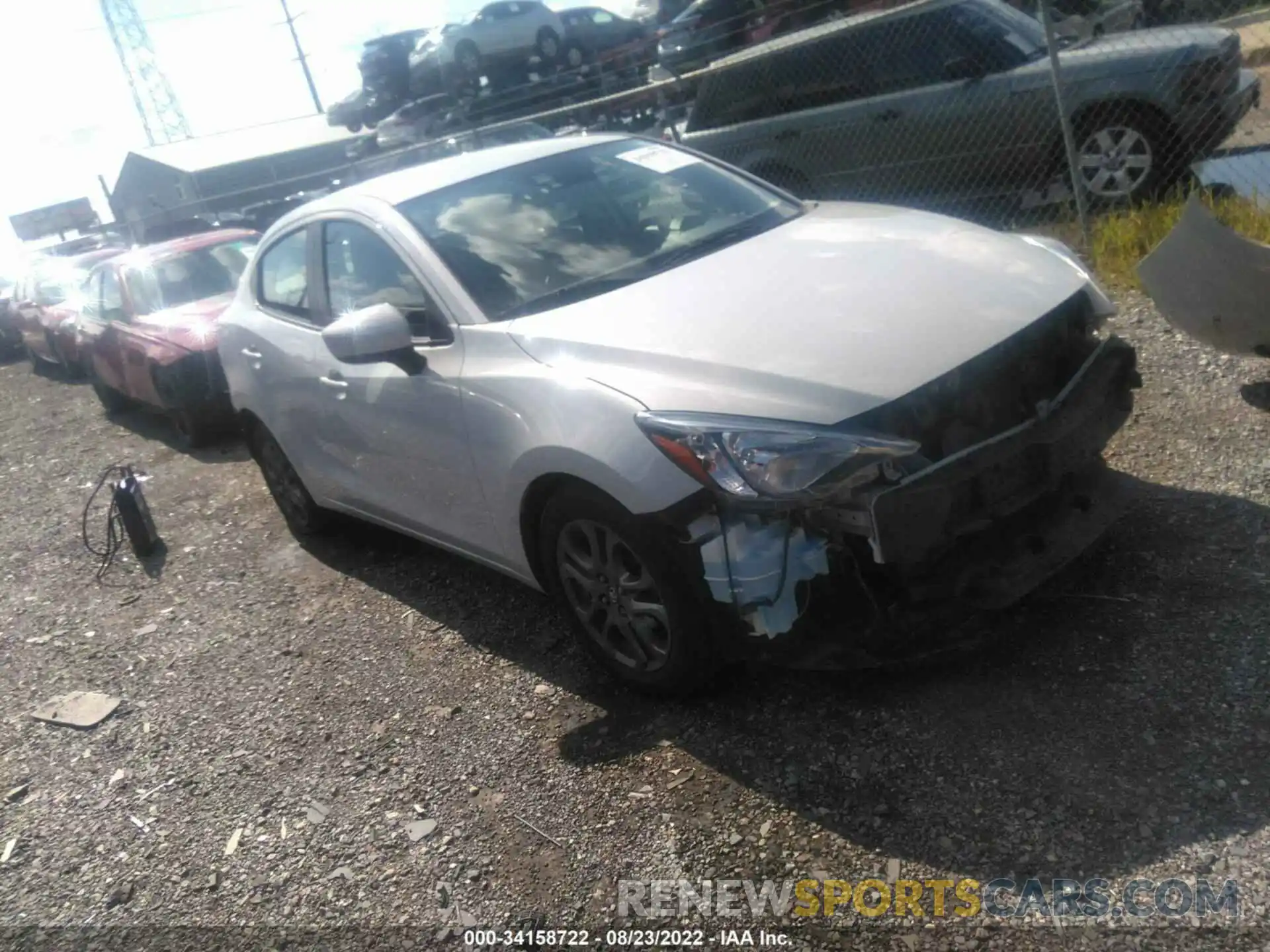 1 Photograph of a damaged car 3MYDLBYV7KY504771 TOYOTA YARIS SEDAN 2019