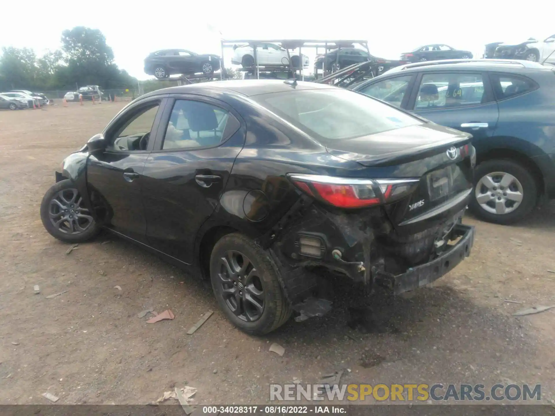 3 Photograph of a damaged car 3MYDLBYV7KY508478 TOYOTA YARIS SEDAN 2019