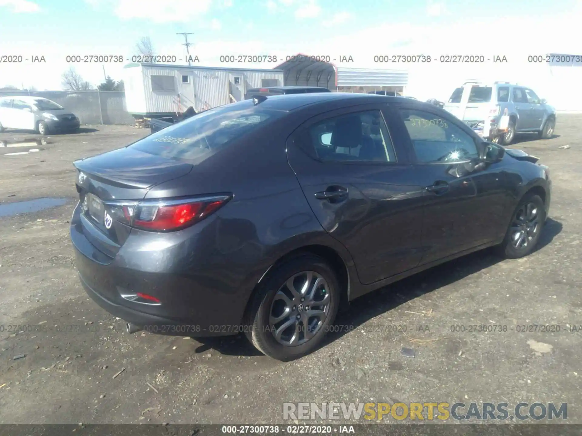 4 Photograph of a damaged car 3MYDLBYV7KY510179 TOYOTA YARIS SEDAN 2019