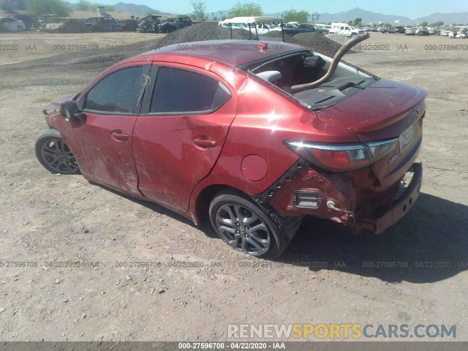 3 Photograph of a damaged car 3MYDLBYV7KY515060 TOYOTA YARIS SEDAN 2019