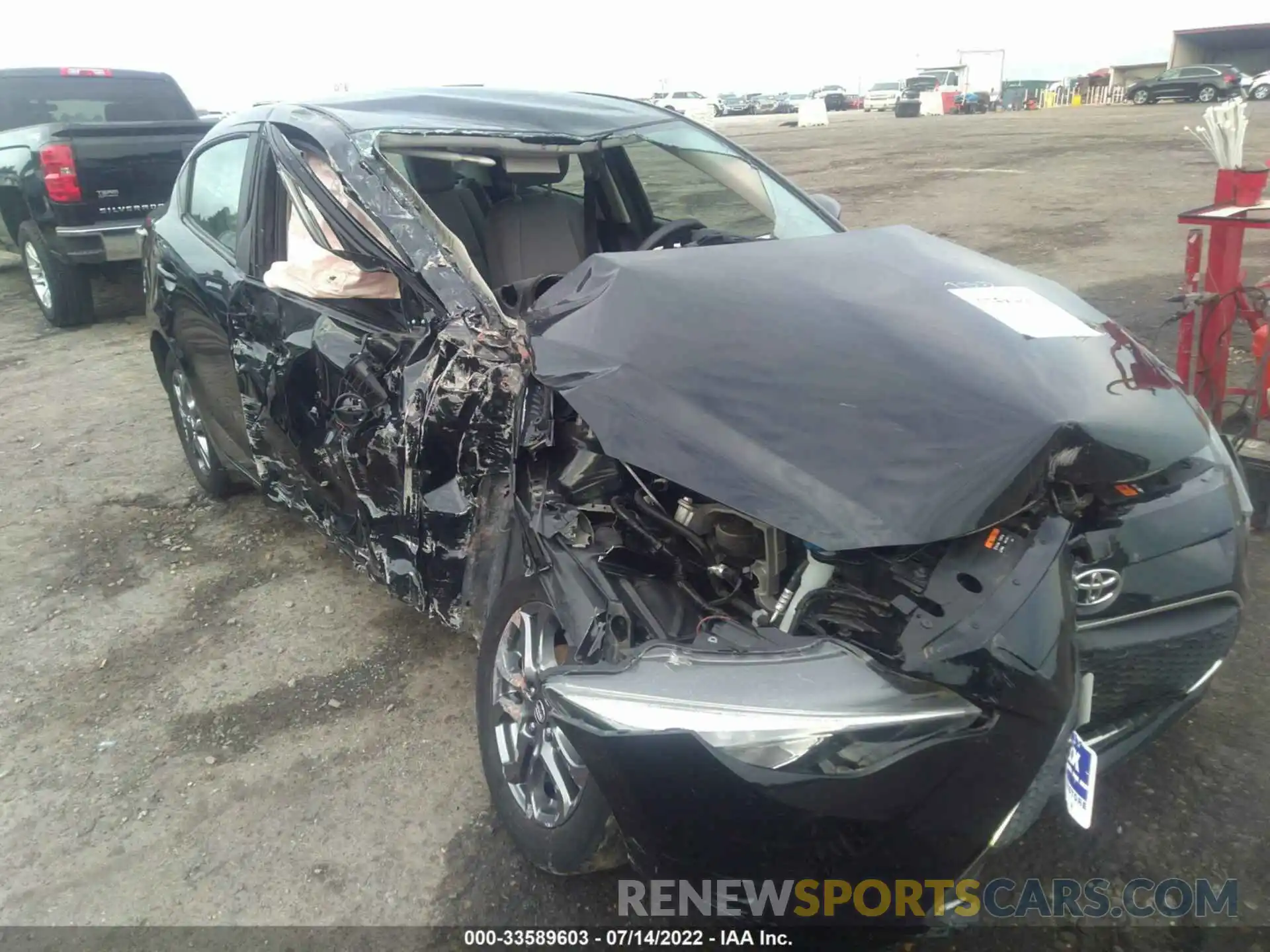 6 Photograph of a damaged car 3MYDLBYV7KY516502 TOYOTA YARIS SEDAN 2019