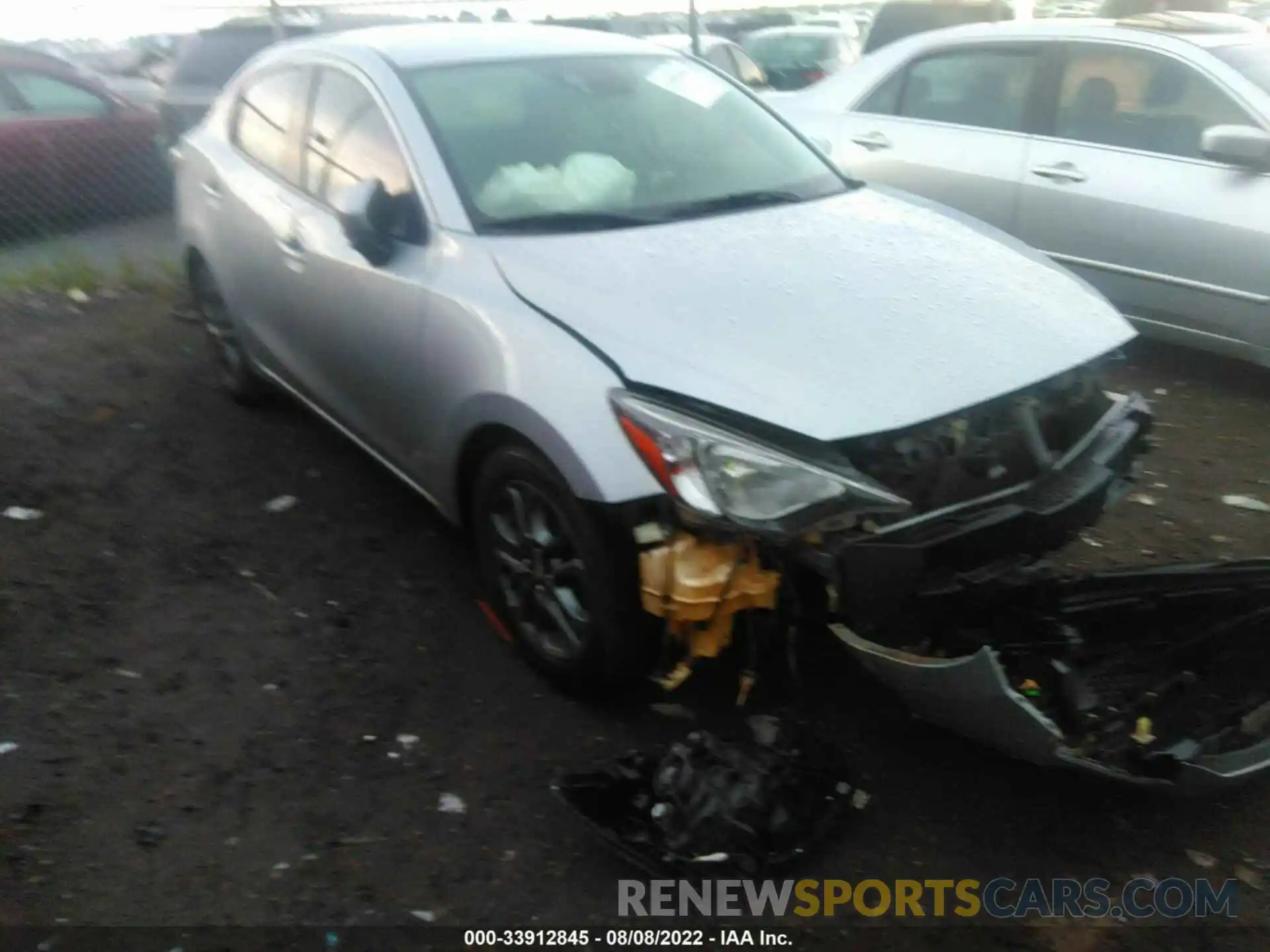 1 Photograph of a damaged car 3MYDLBYV7KY518783 TOYOTA YARIS SEDAN 2019