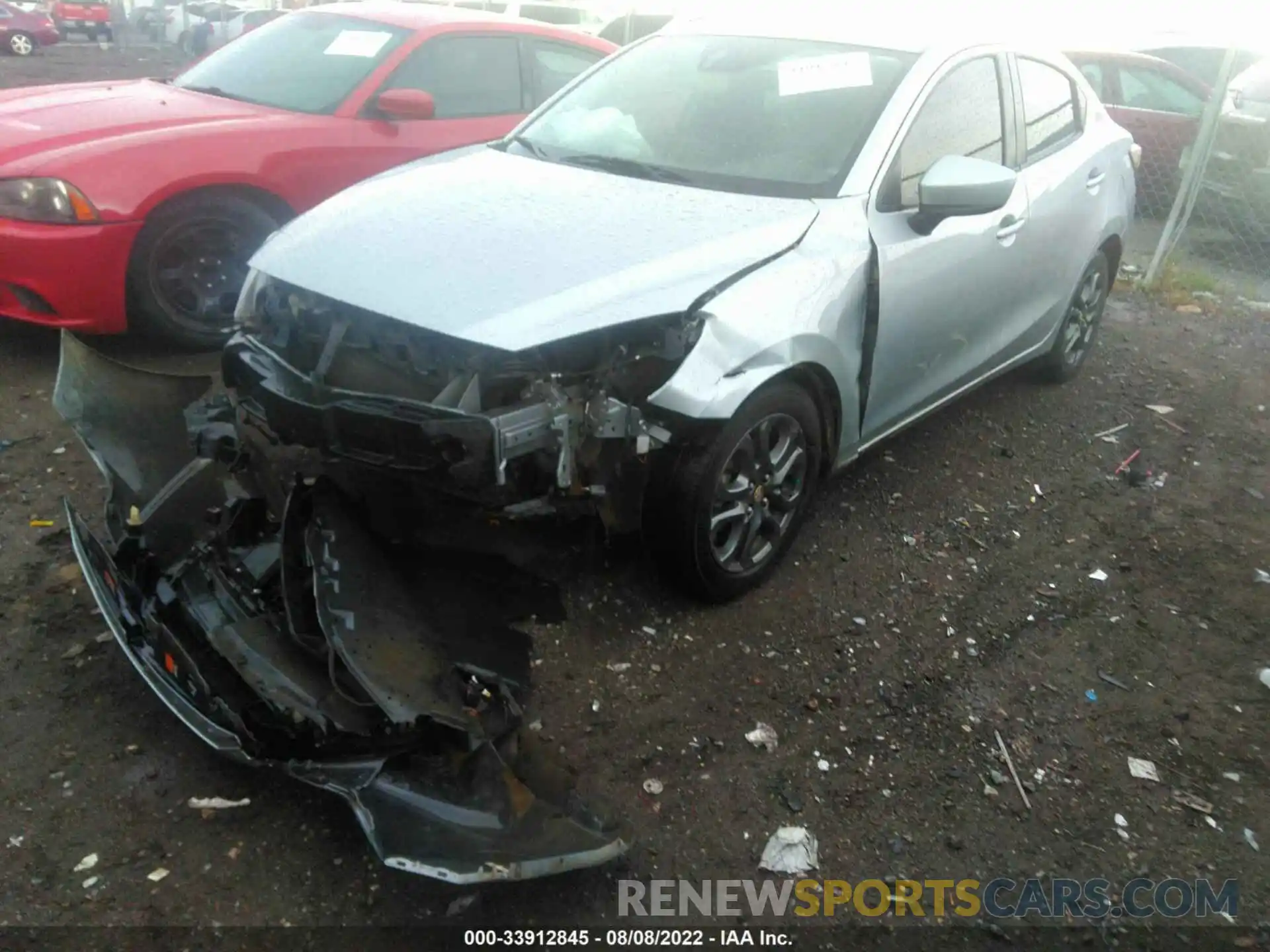 2 Photograph of a damaged car 3MYDLBYV7KY518783 TOYOTA YARIS SEDAN 2019