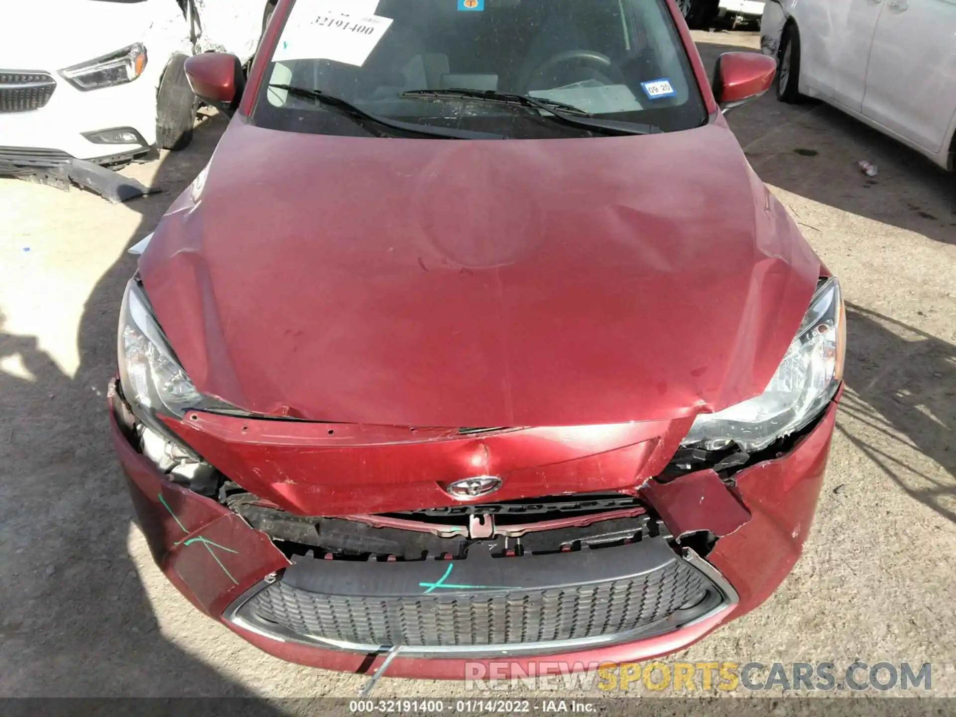 6 Photograph of a damaged car 3MYDLBYV7KY520842 TOYOTA YARIS SEDAN 2019