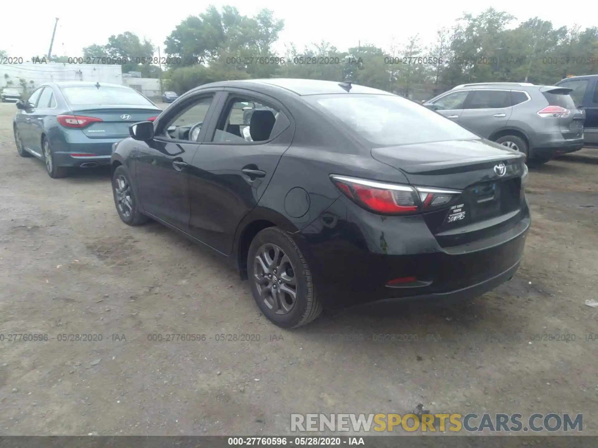 3 Photograph of a damaged car 3MYDLBYV7KY523479 TOYOTA YARIS SEDAN 2019