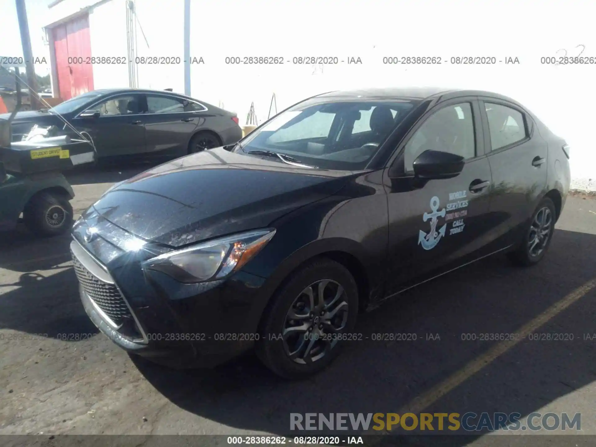 2 Photograph of a damaged car 3MYDLBYV7KY524194 TOYOTA YARIS SEDAN 2019