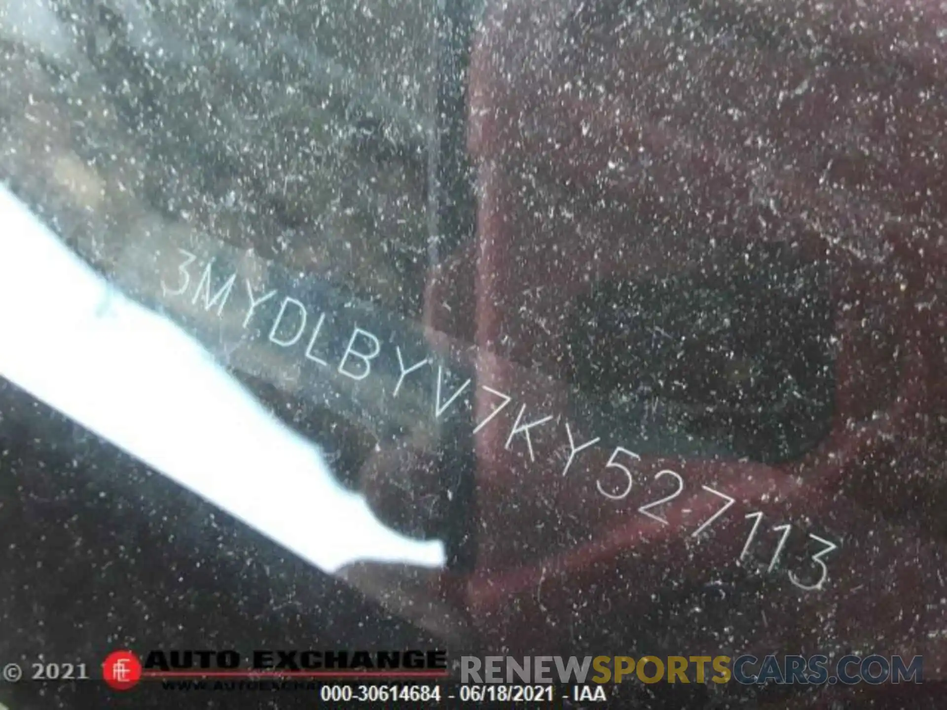 13 Photograph of a damaged car 3MYDLBYV7KY527113 TOYOTA YARIS SEDAN 2019