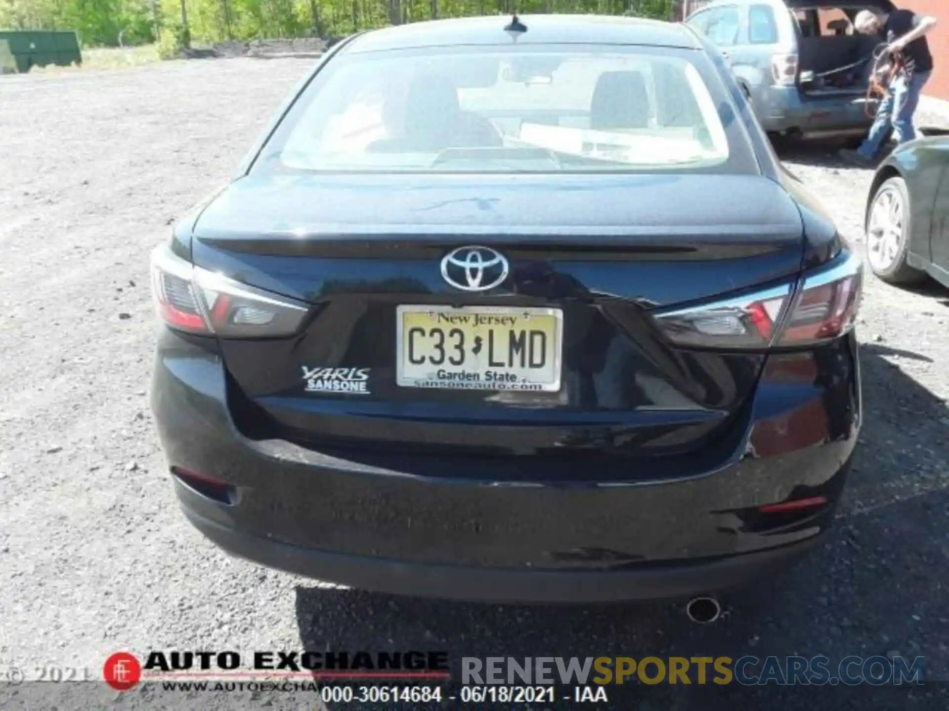 6 Photograph of a damaged car 3MYDLBYV7KY527113 TOYOTA YARIS SEDAN 2019