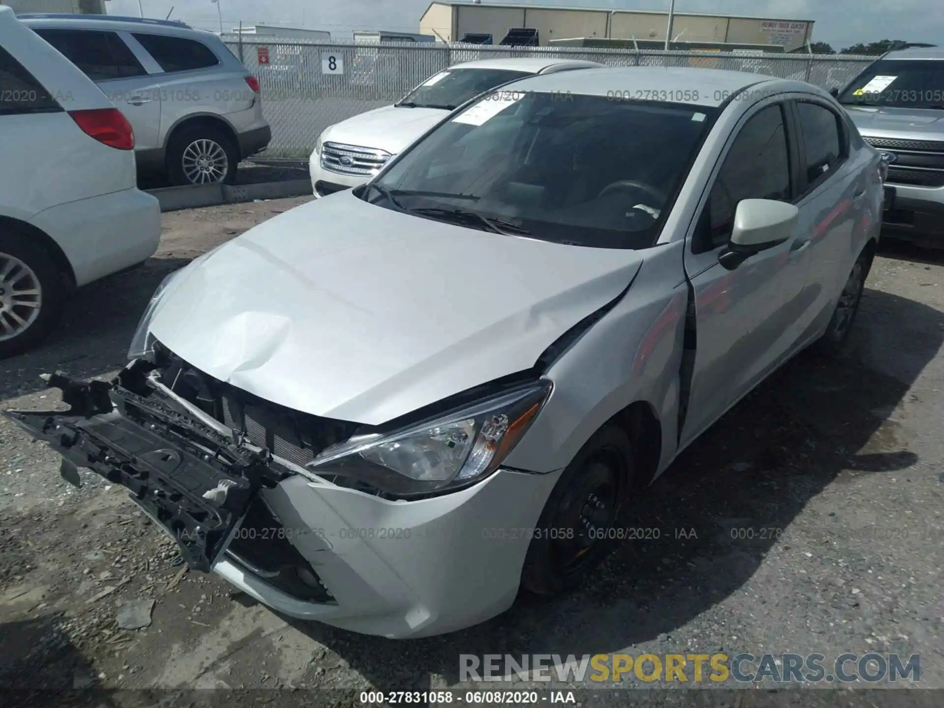 6 Photograph of a damaged car 3MYDLBYV8KY510739 TOYOTA YARIS SEDAN 2019