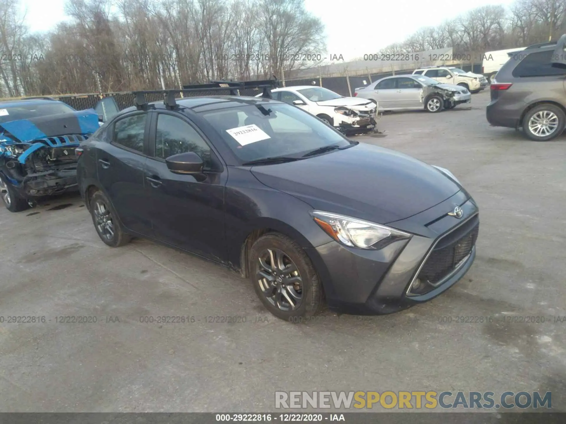 1 Photograph of a damaged car 3MYDLBYV8KY513995 TOYOTA YARIS SEDAN 2019