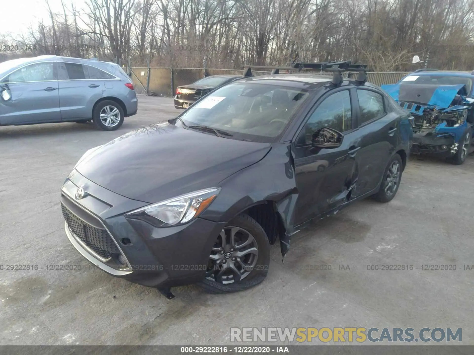 2 Photograph of a damaged car 3MYDLBYV8KY513995 TOYOTA YARIS SEDAN 2019
