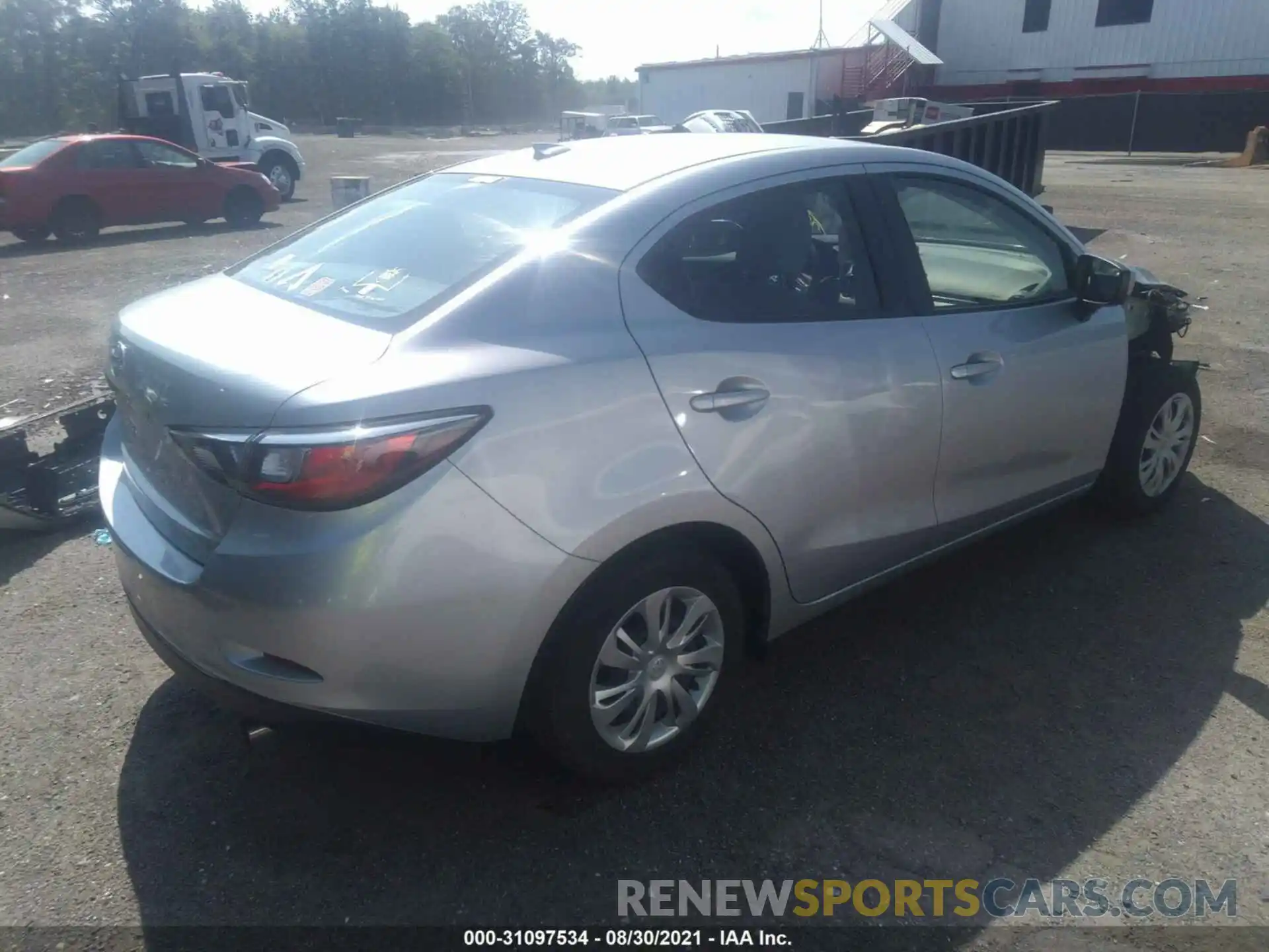 4 Photograph of a damaged car 3MYDLBYV8KY521417 TOYOTA YARIS SEDAN 2019