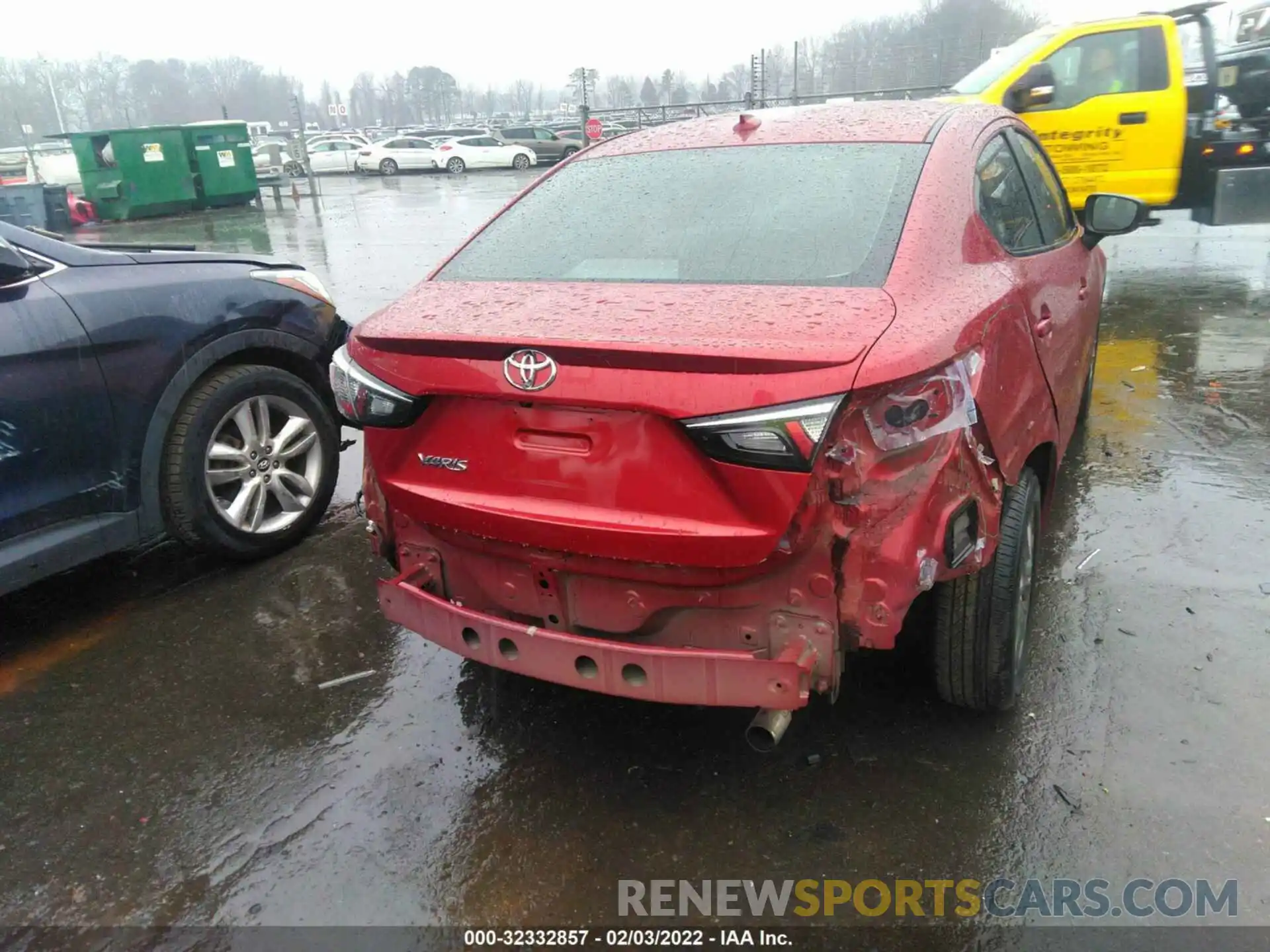 6 Photograph of a damaged car 3MYDLBYV9KY502987 TOYOTA YARIS SEDAN 2019