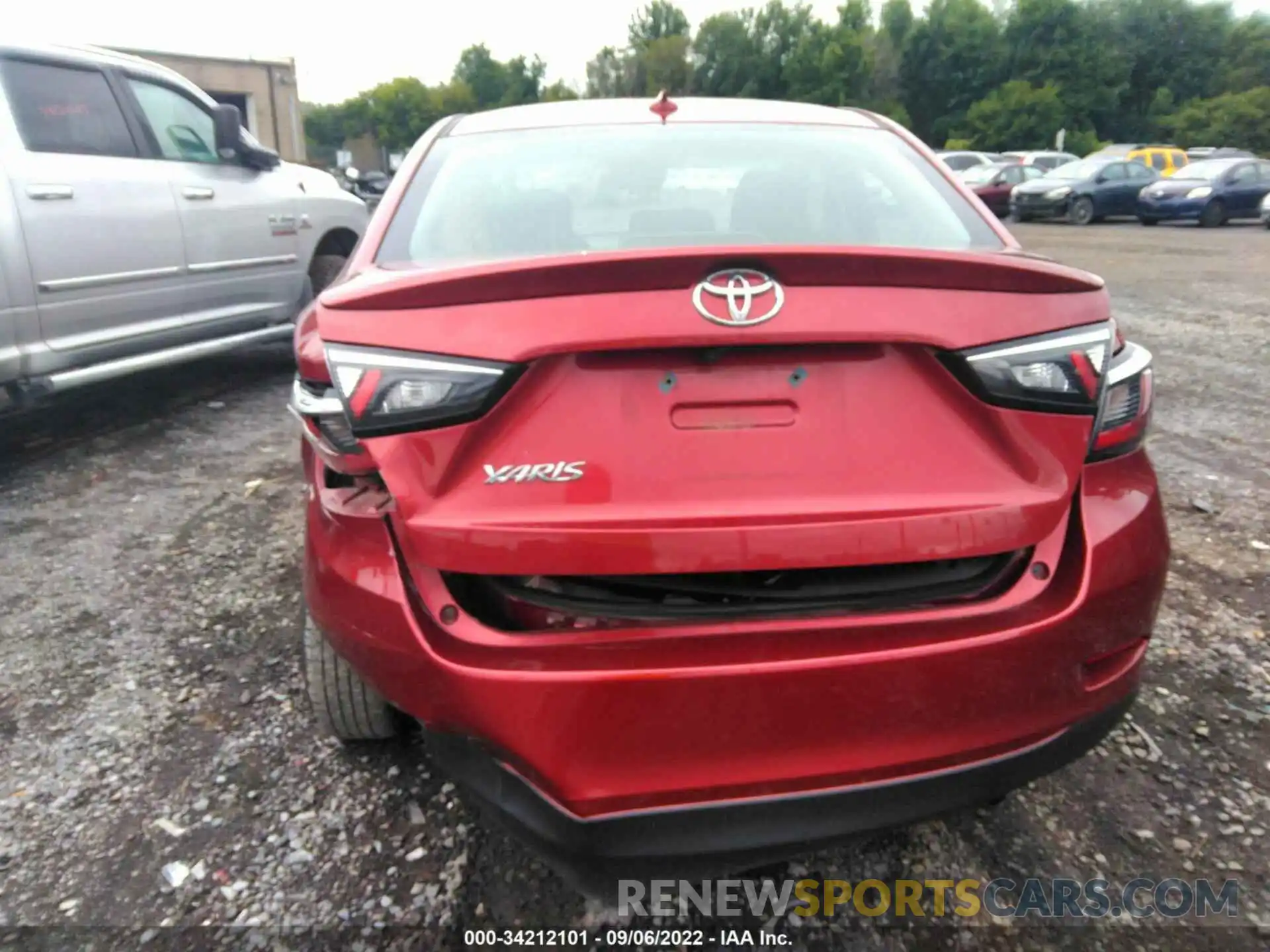 6 Photograph of a damaged car 3MYDLBYV9KY504853 TOYOTA YARIS SEDAN 2019