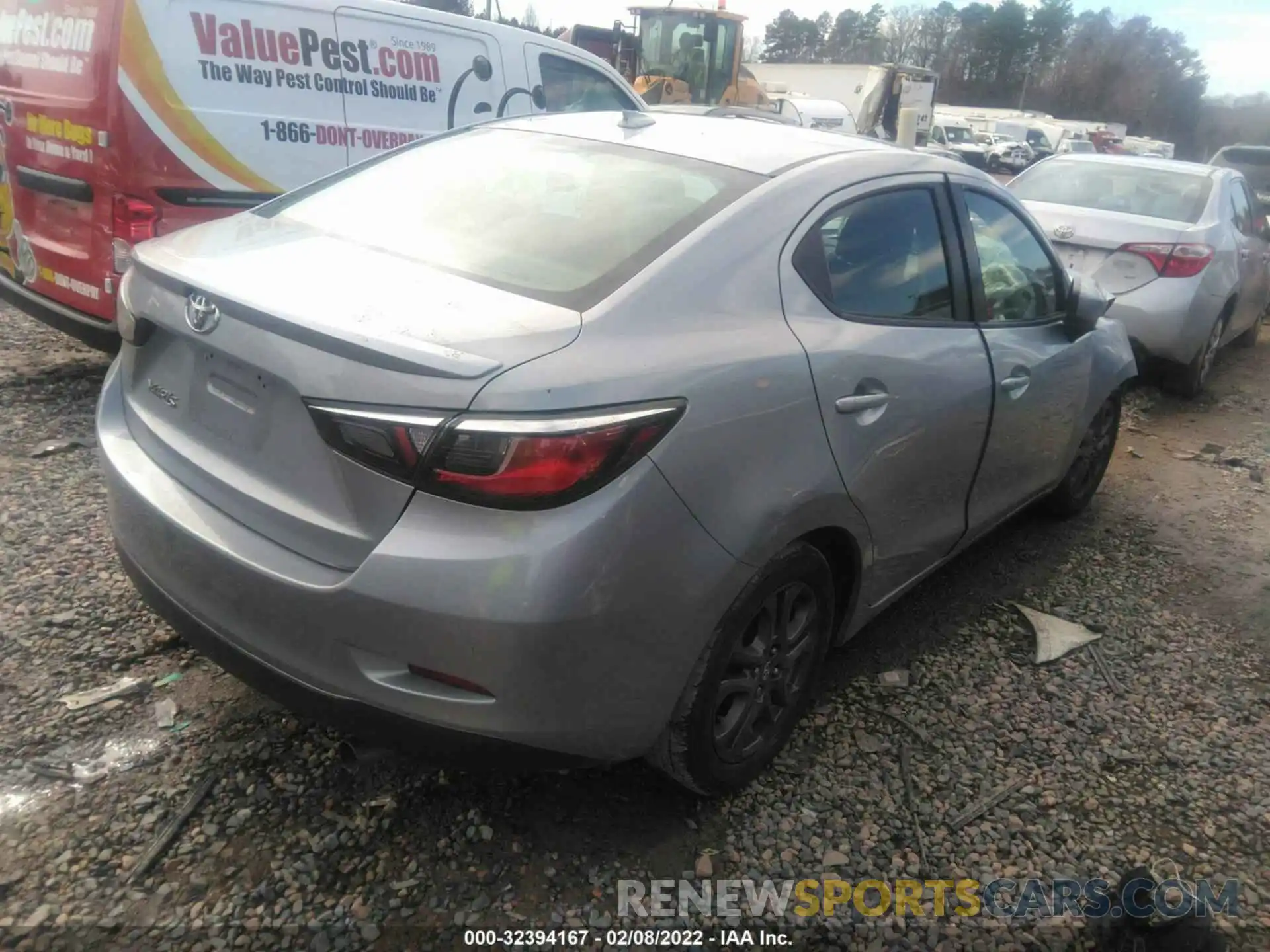 4 Photograph of a damaged car 3MYDLBYV9KY508255 TOYOTA YARIS SEDAN 2019