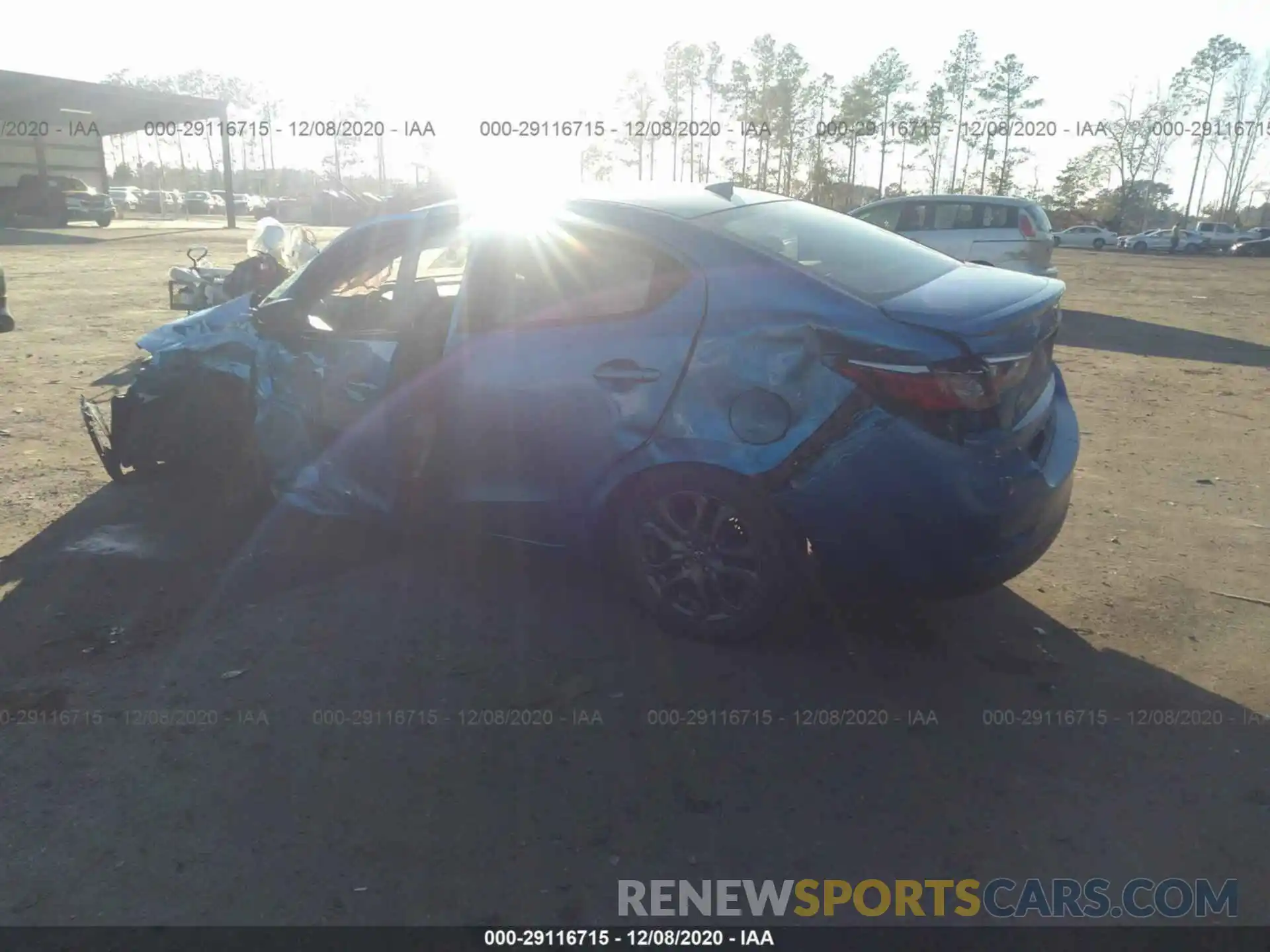 3 Photograph of a damaged car 3MYDLBYV9KY520504 TOYOTA YARIS SEDAN 2019