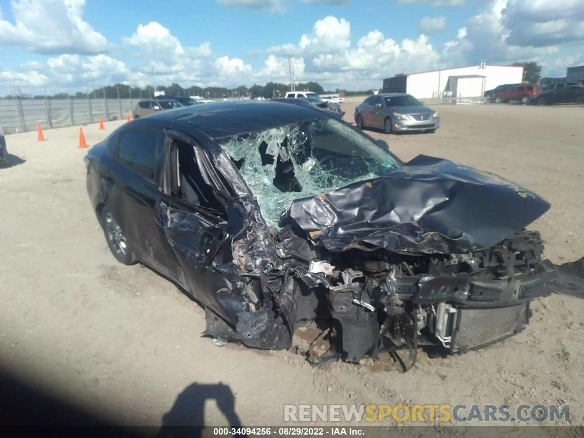 1 Photograph of a damaged car 3MYDLBYVXKY503548 TOYOTA YARIS SEDAN 2019