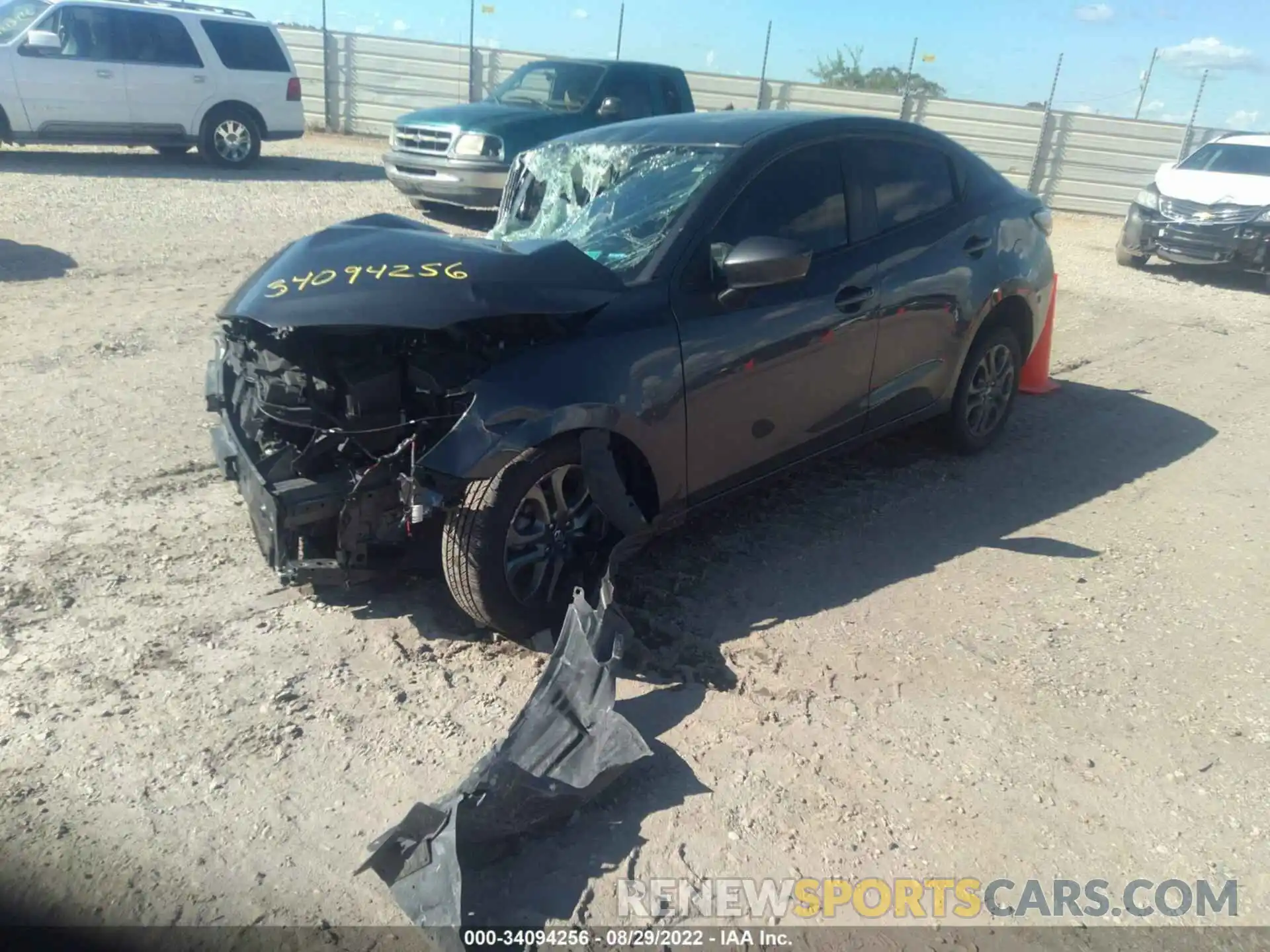 2 Photograph of a damaged car 3MYDLBYVXKY503548 TOYOTA YARIS SEDAN 2019