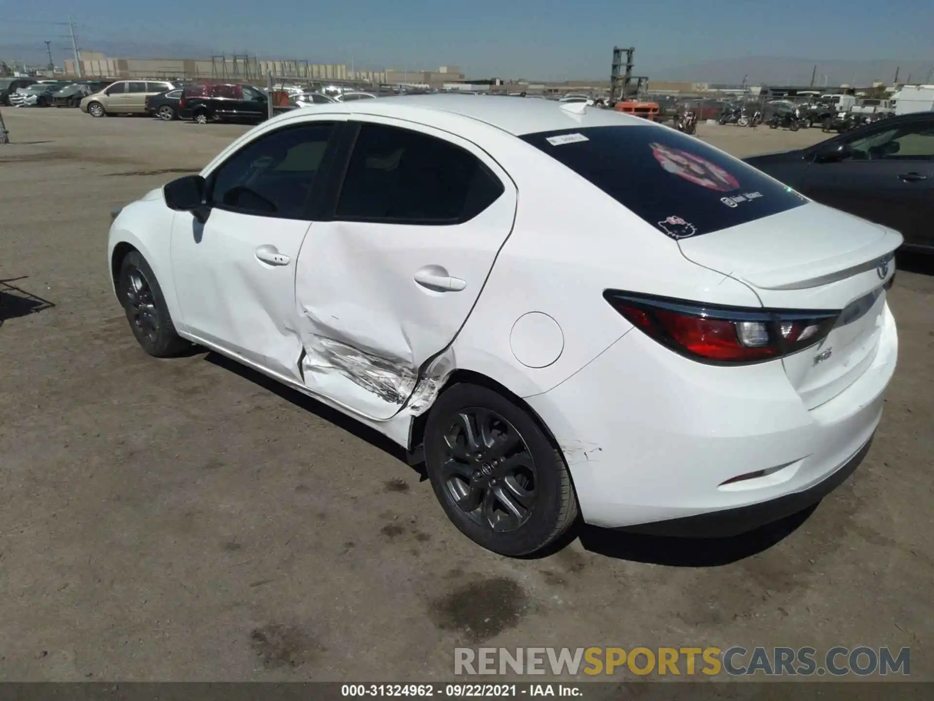 3 Photograph of a damaged car 3MYDLBYVXKY504151 TOYOTA YARIS SEDAN 2019