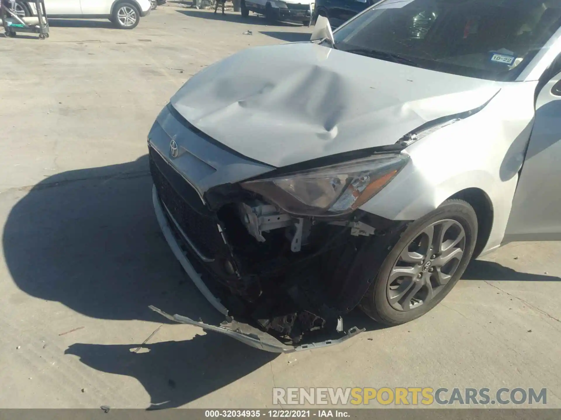 6 Photograph of a damaged car 3MYDLBYVXKY505445 TOYOTA YARIS SEDAN 2019