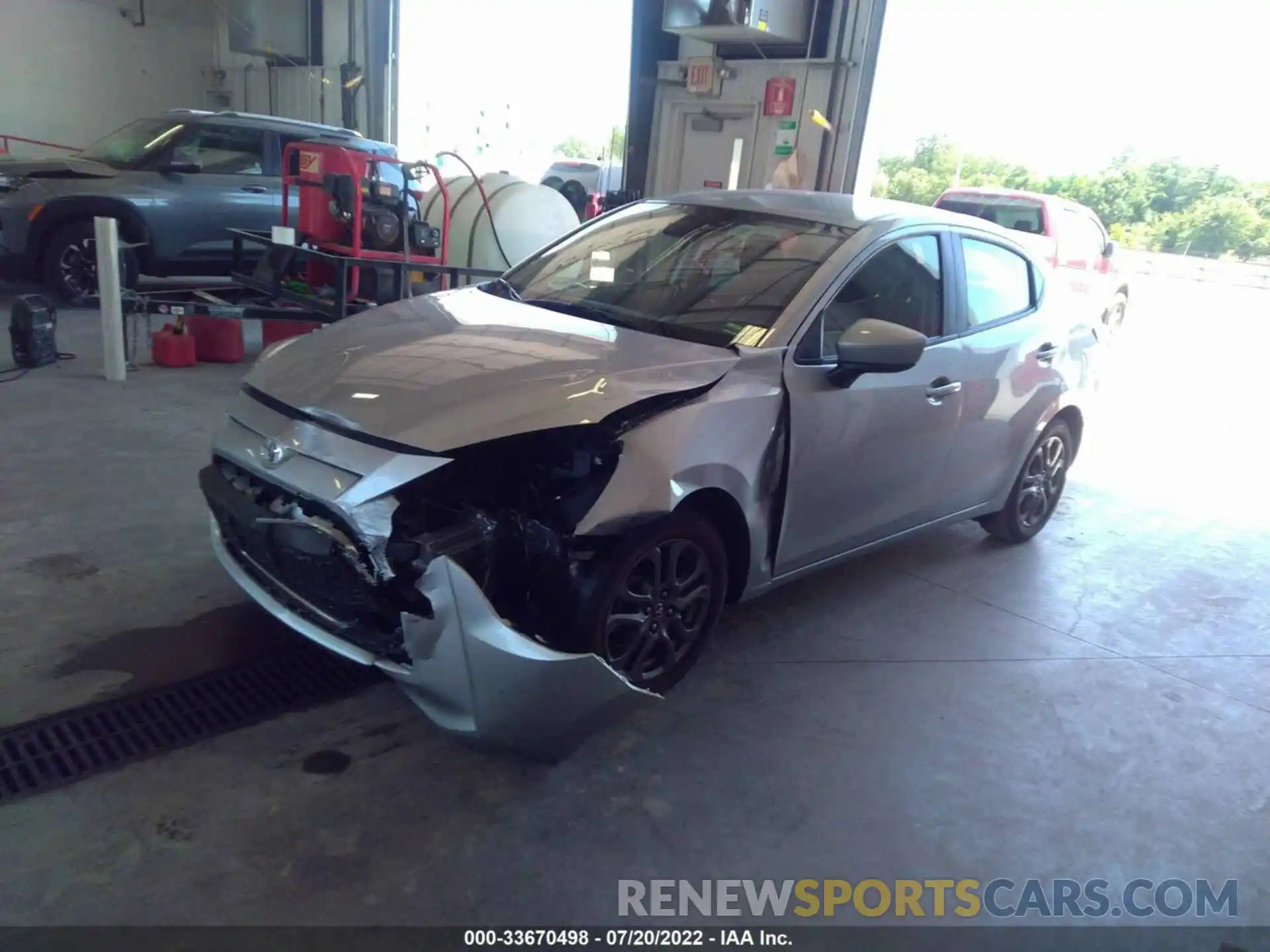 2 Photograph of a damaged car 3MYDLBYVXKY505848 TOYOTA YARIS SEDAN 2019