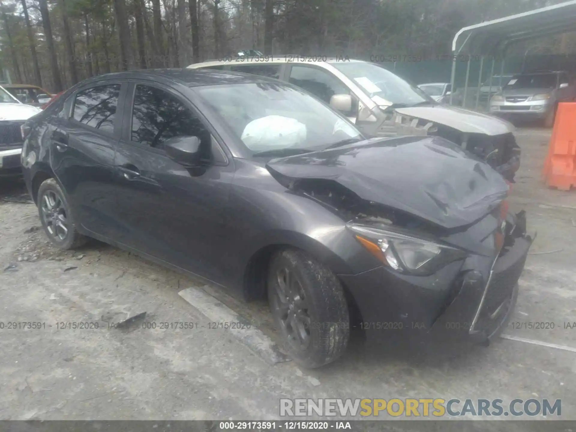 1 Photograph of a damaged car 3MYDLBYVXKY506160 TOYOTA YARIS SEDAN 2019