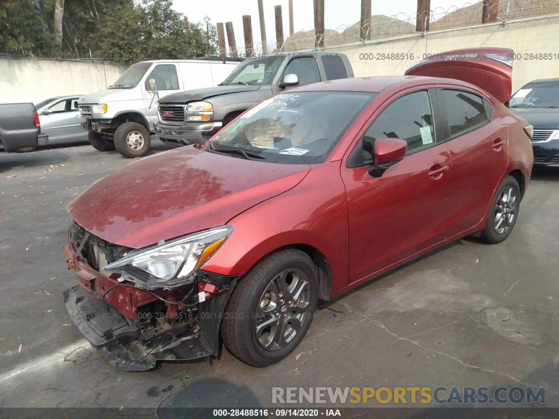 2 Photograph of a damaged car 3MYDLBYVXKY510113 TOYOTA YARIS SEDAN 2019