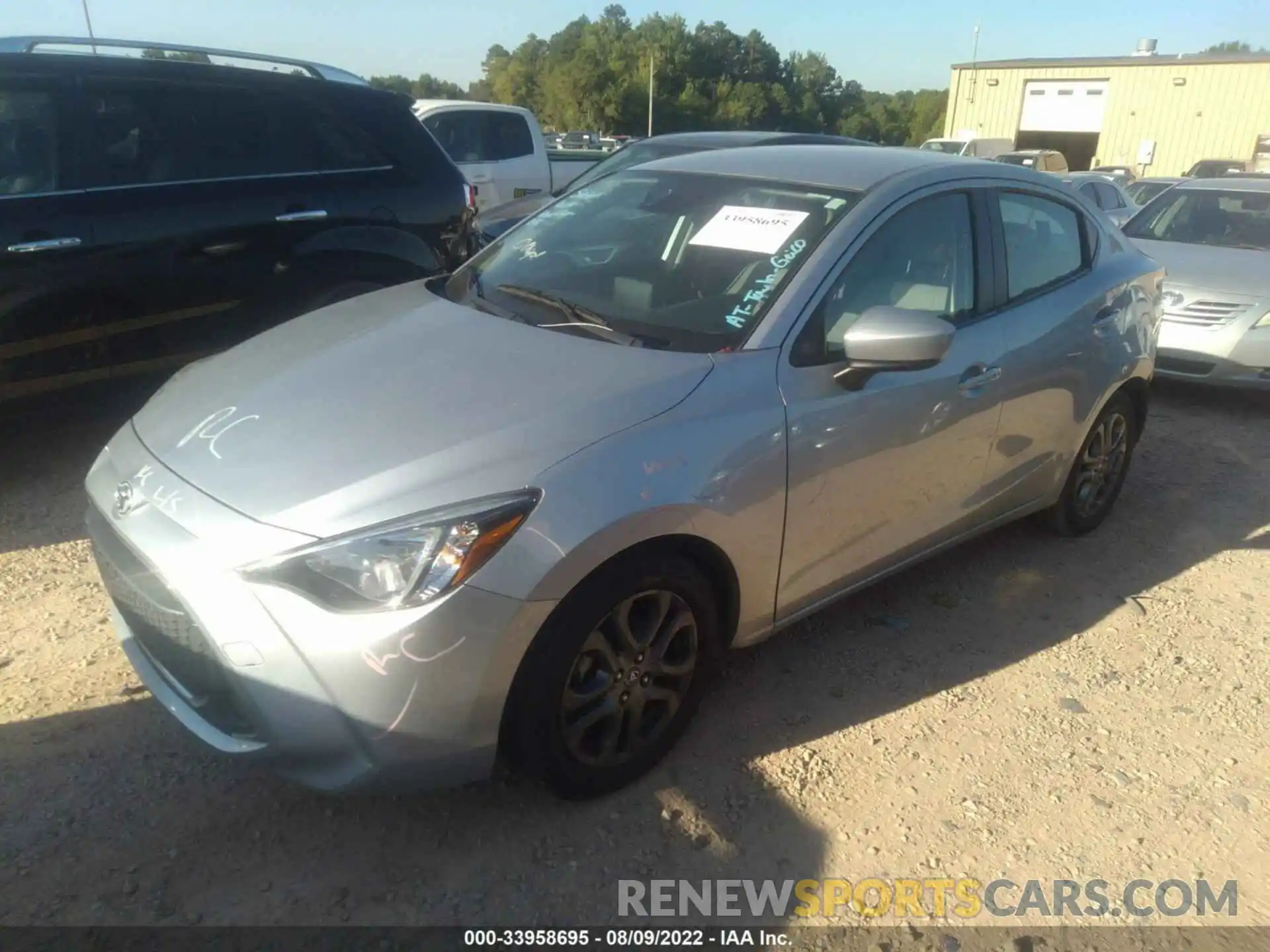 2 Photograph of a damaged car 3MYDLBYVXKY514307 TOYOTA YARIS SEDAN 2019