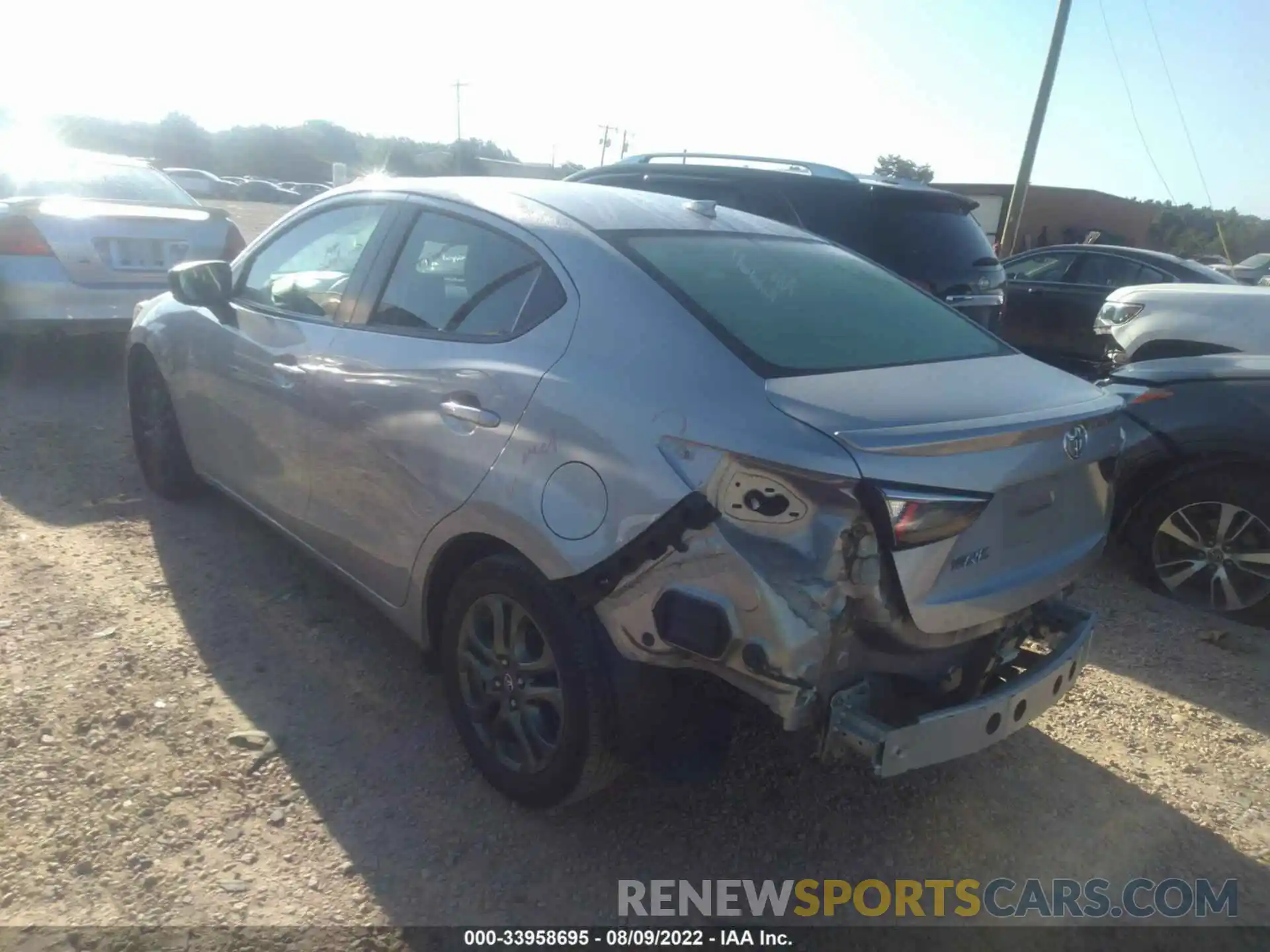 3 Photograph of a damaged car 3MYDLBYVXKY514307 TOYOTA YARIS SEDAN 2019