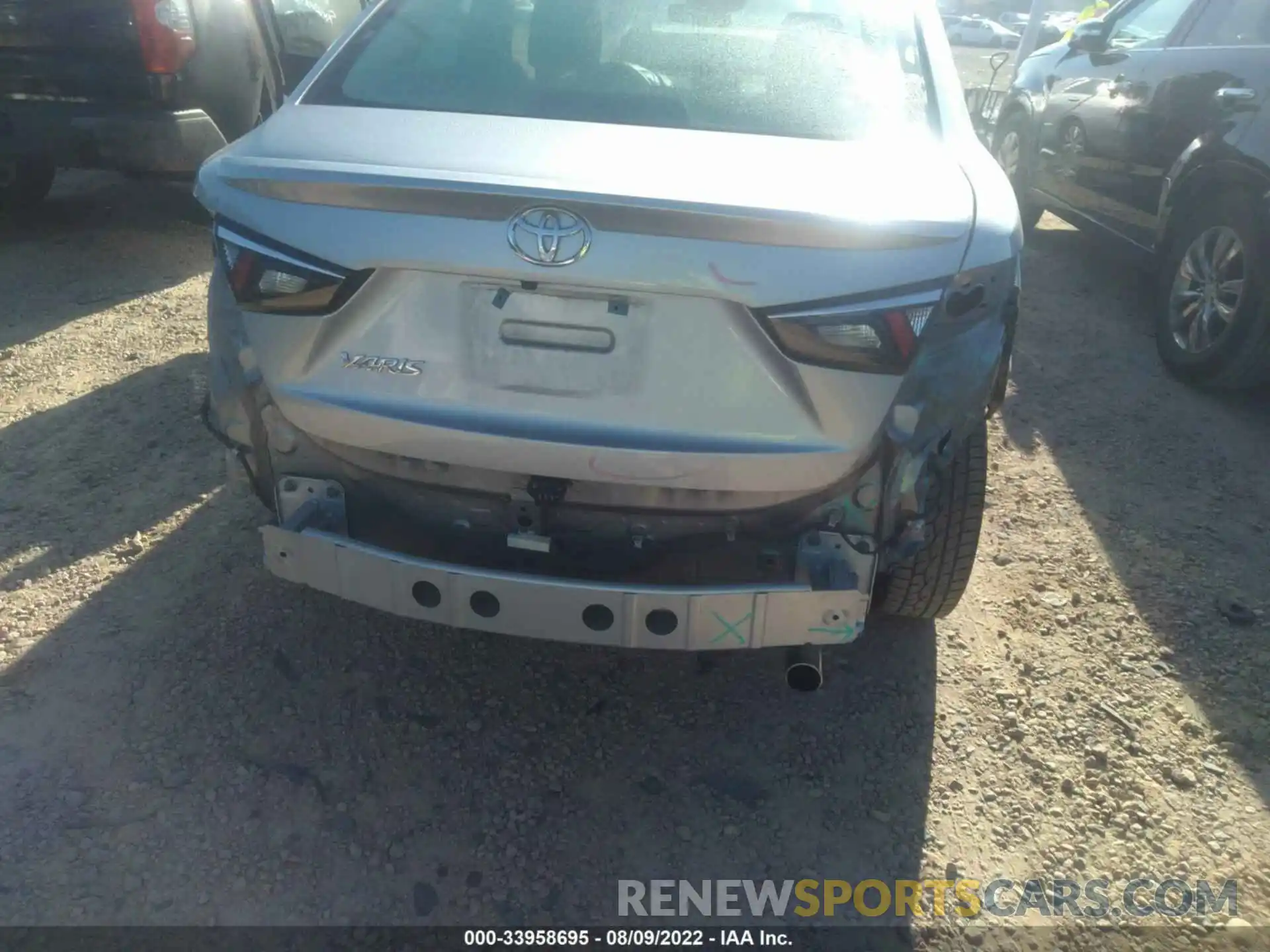 6 Photograph of a damaged car 3MYDLBYVXKY514307 TOYOTA YARIS SEDAN 2019